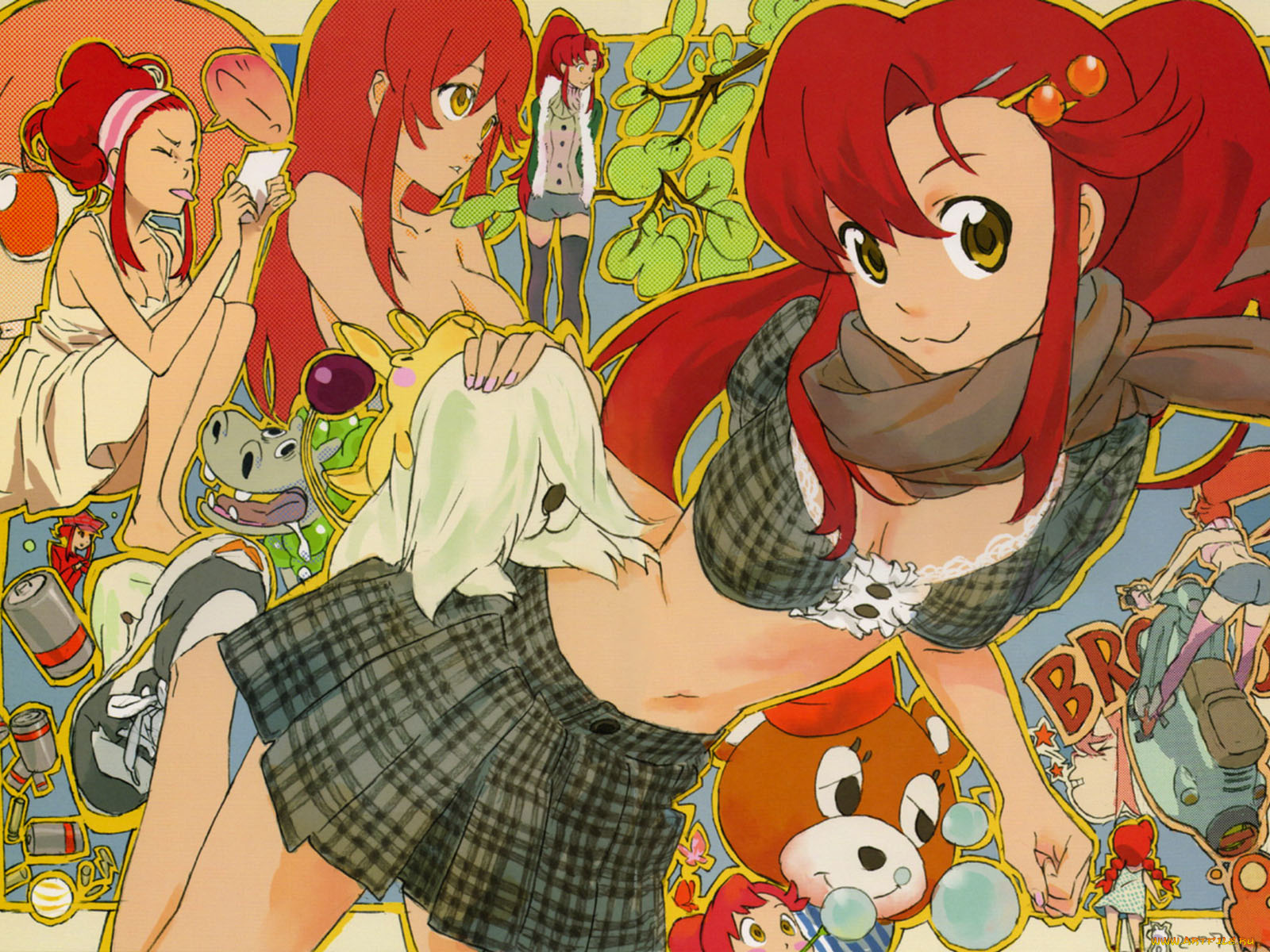 аниме, tengen, toppa, gurren, lagann, yoko, littner