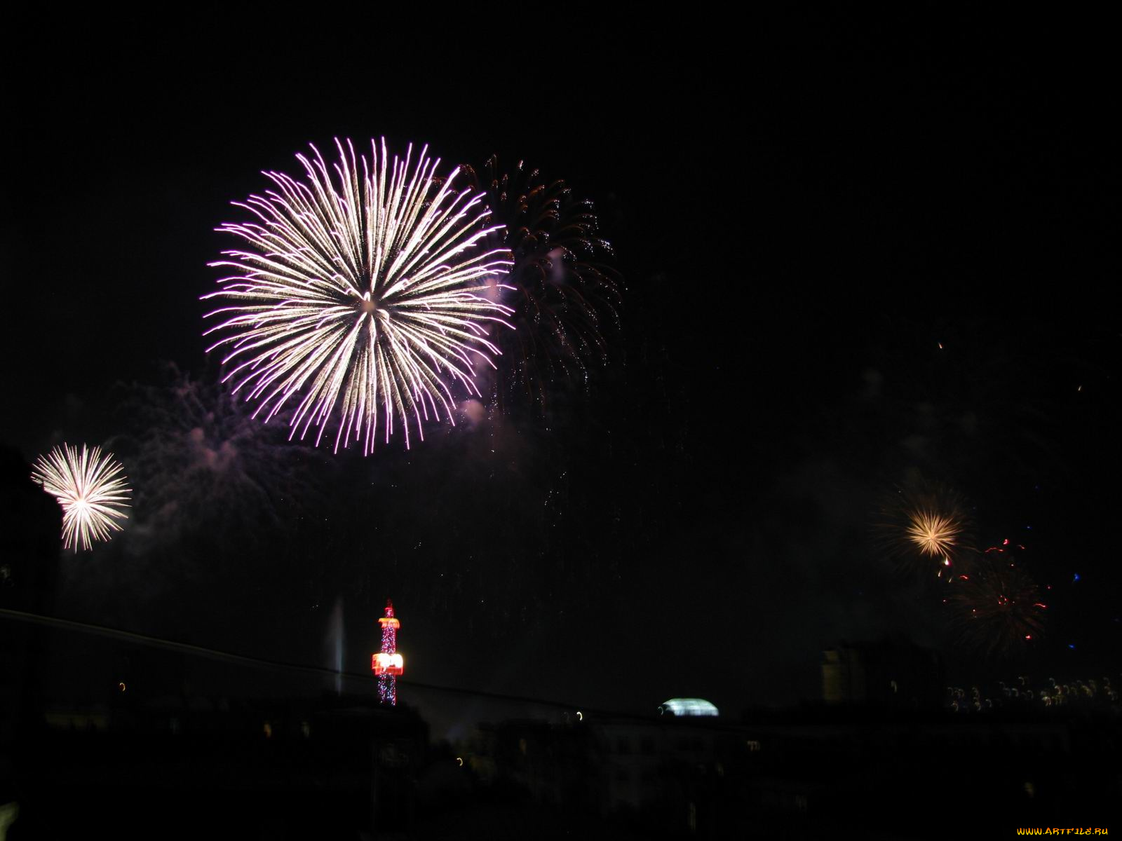 разное, салюты, фейерверки