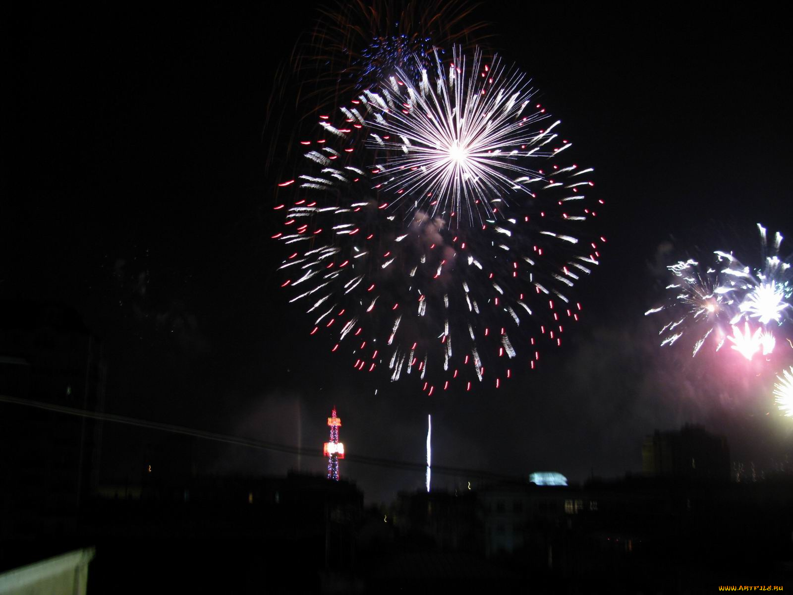 разное, салюты, фейерверки
