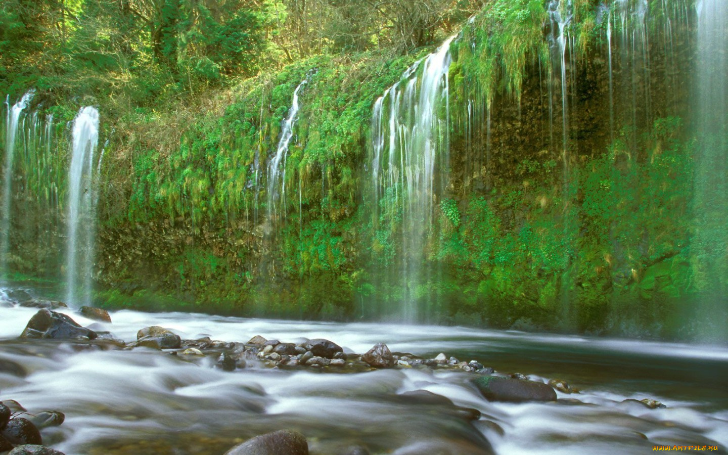 природа, водопады