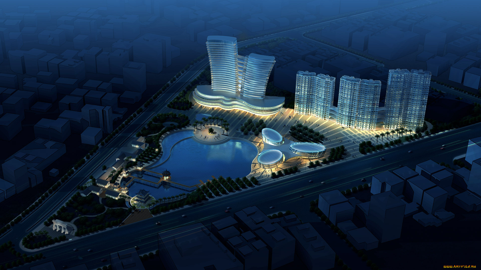 3д, графика, architecture, архитектура