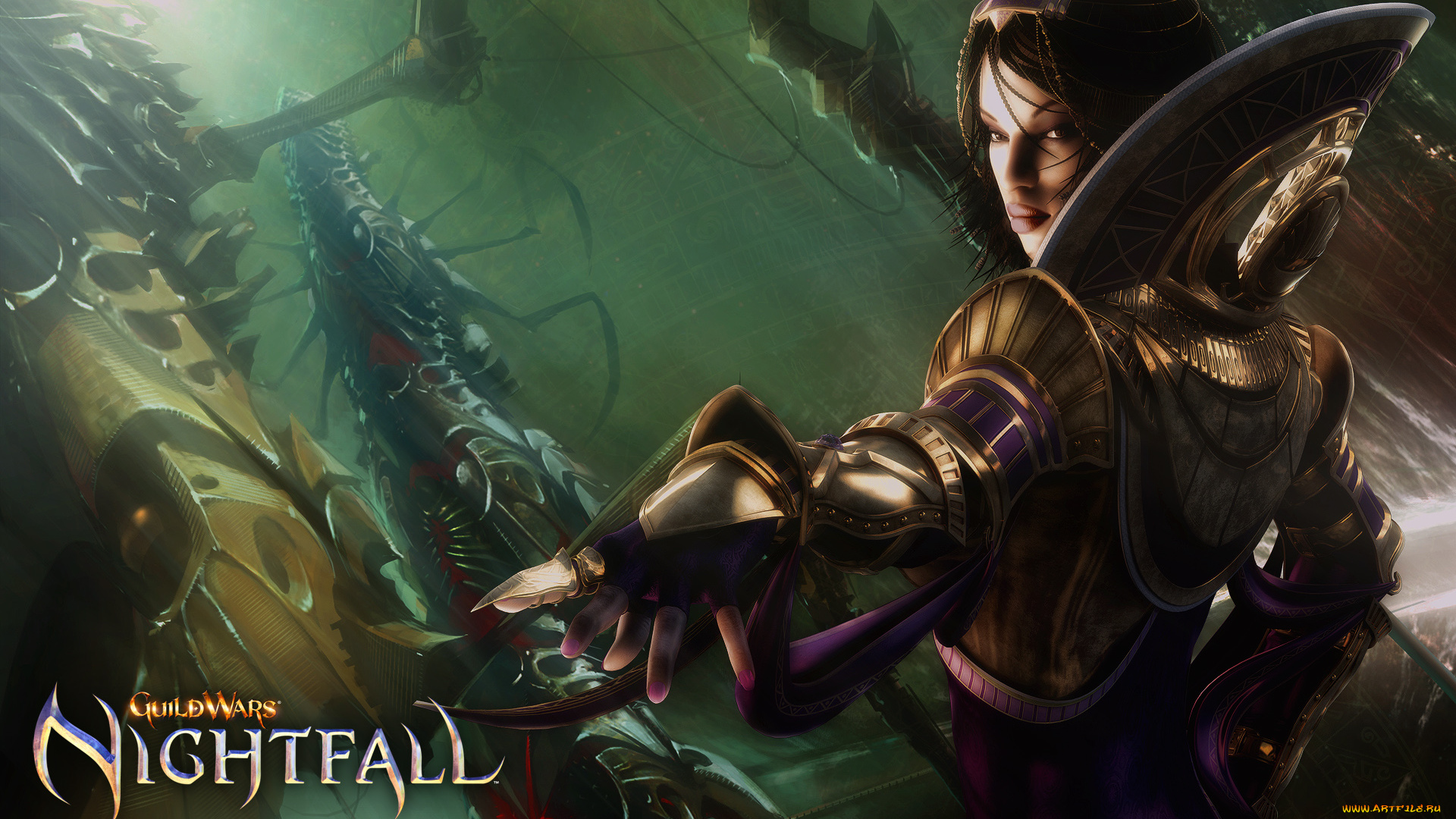 видео, игры, guild, wars, nightfall