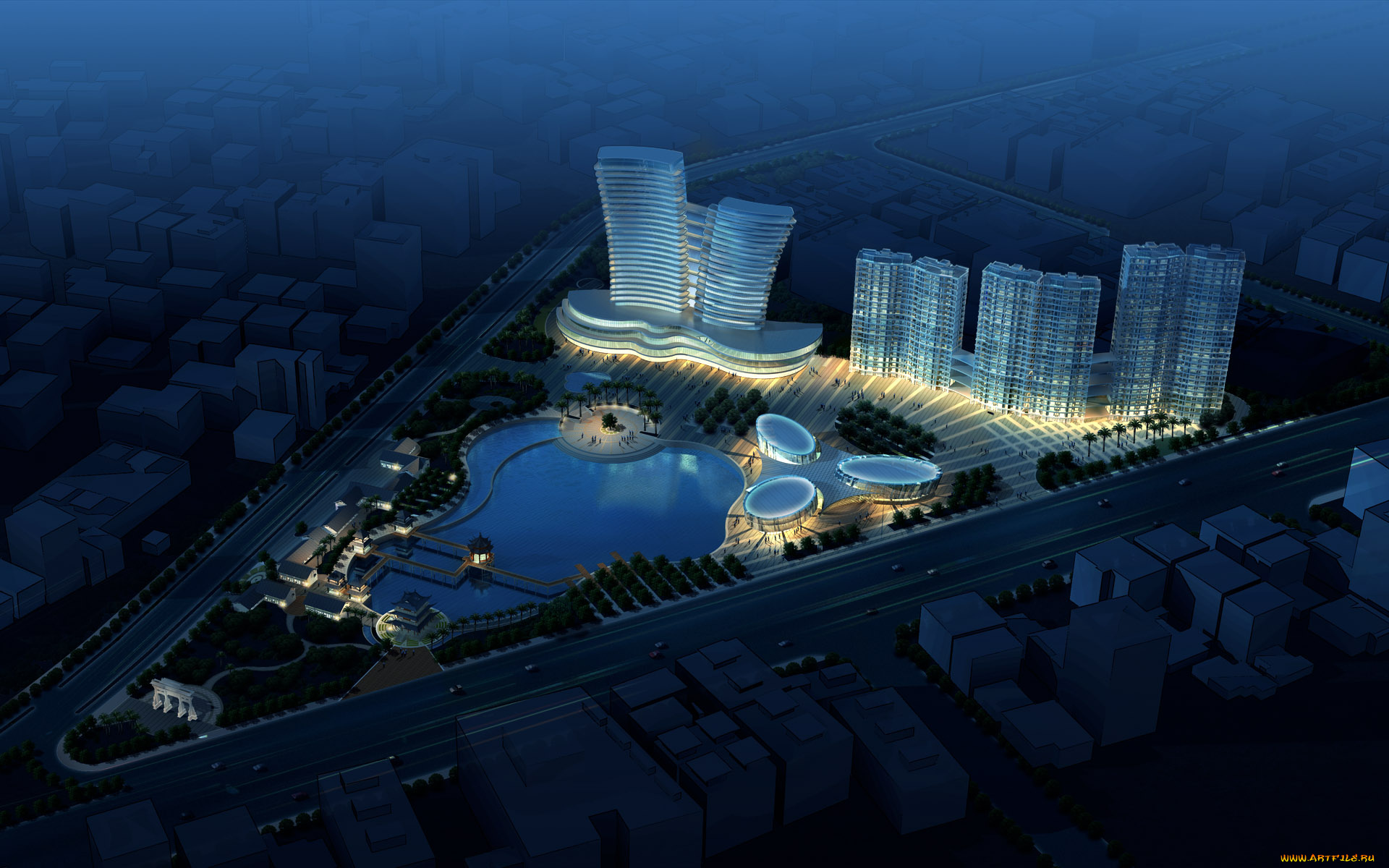 3д, графика, architecture, архитектура