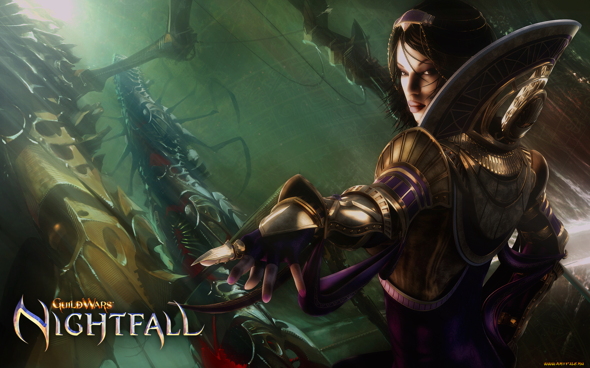 видео, игры, guild, wars, nightfall