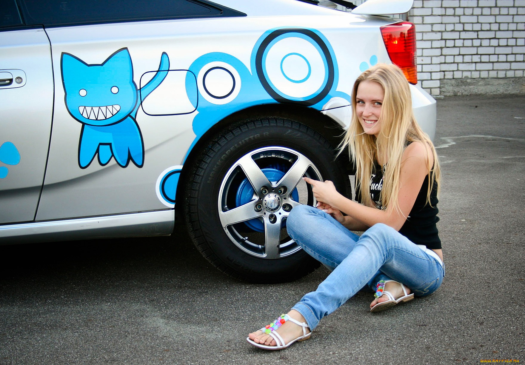 автомобили, авто, девушками