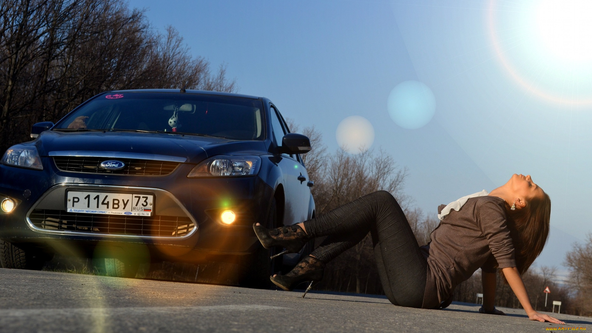 автомобили, авто, девушками