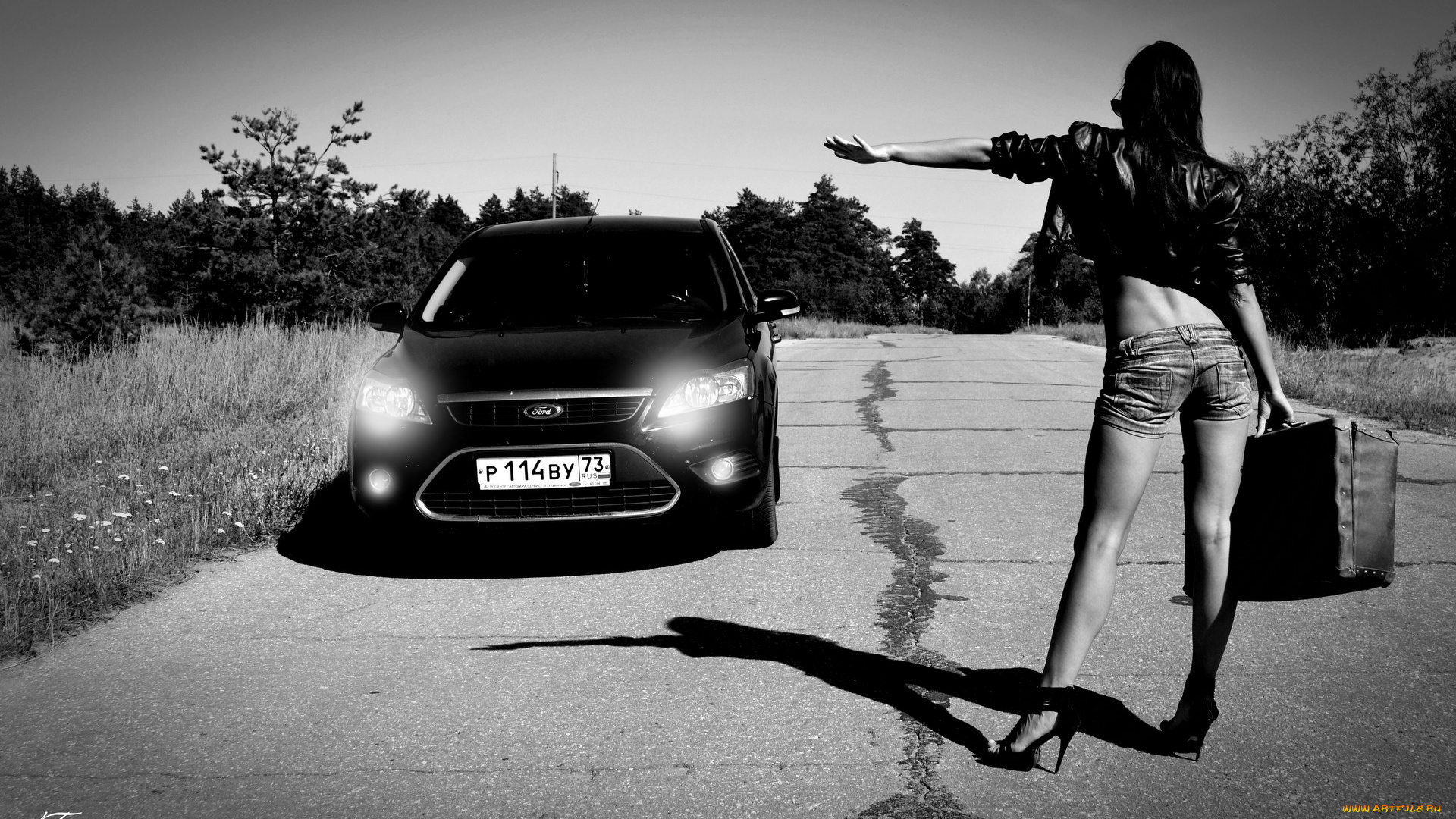 автомобили, авто, девушками