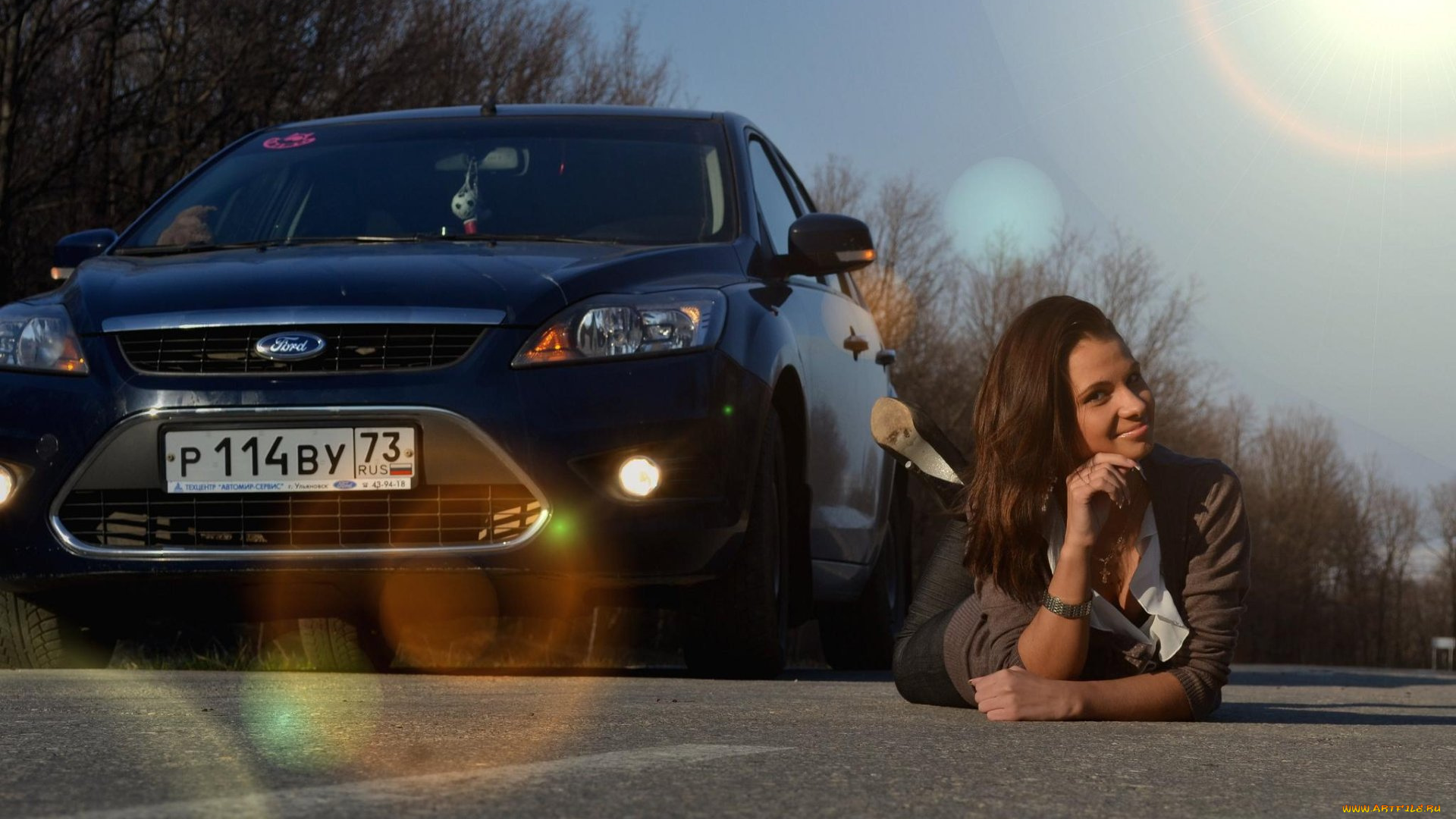 автомобили, авто, девушками