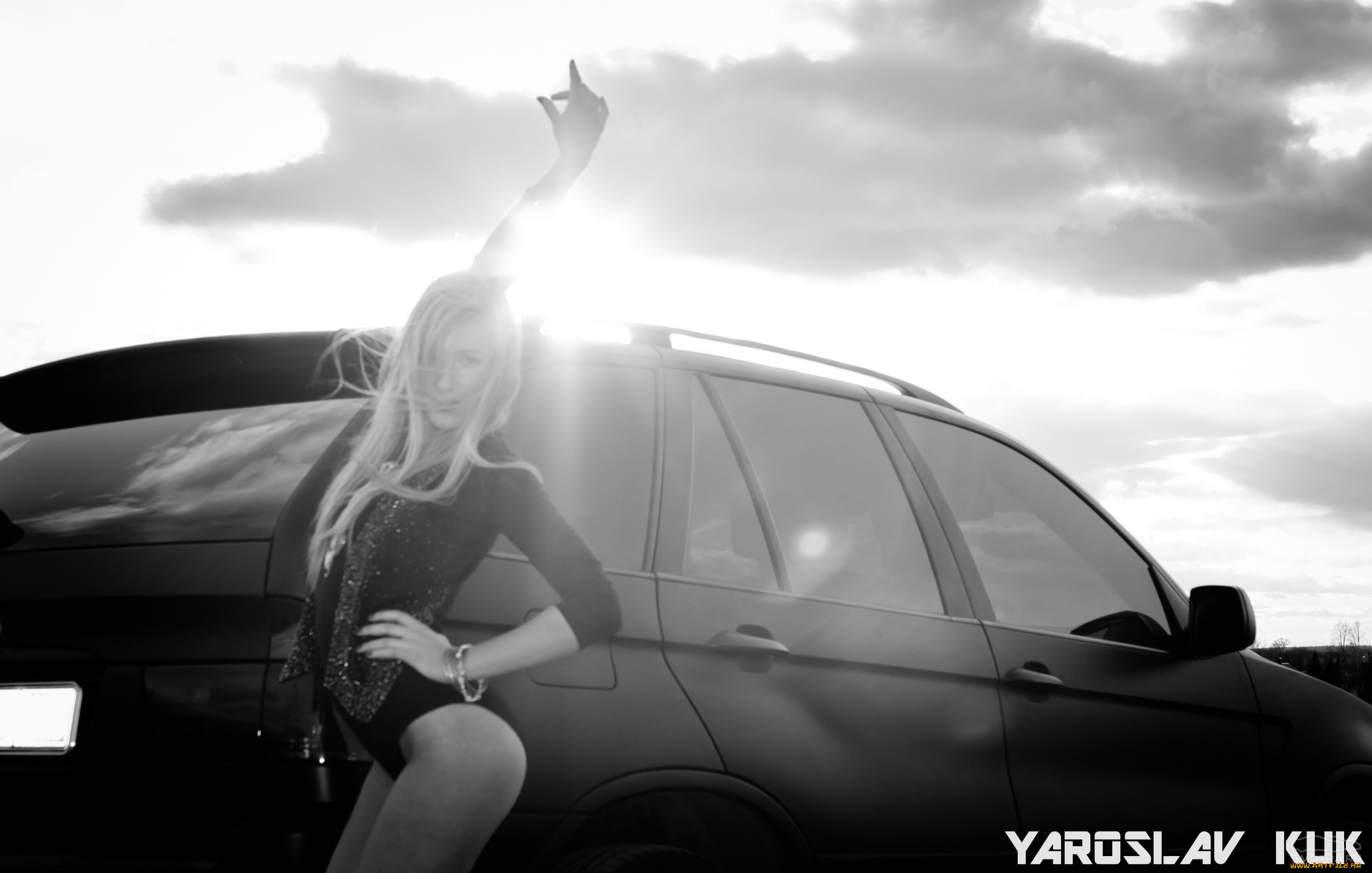 автомобили, авто, девушками