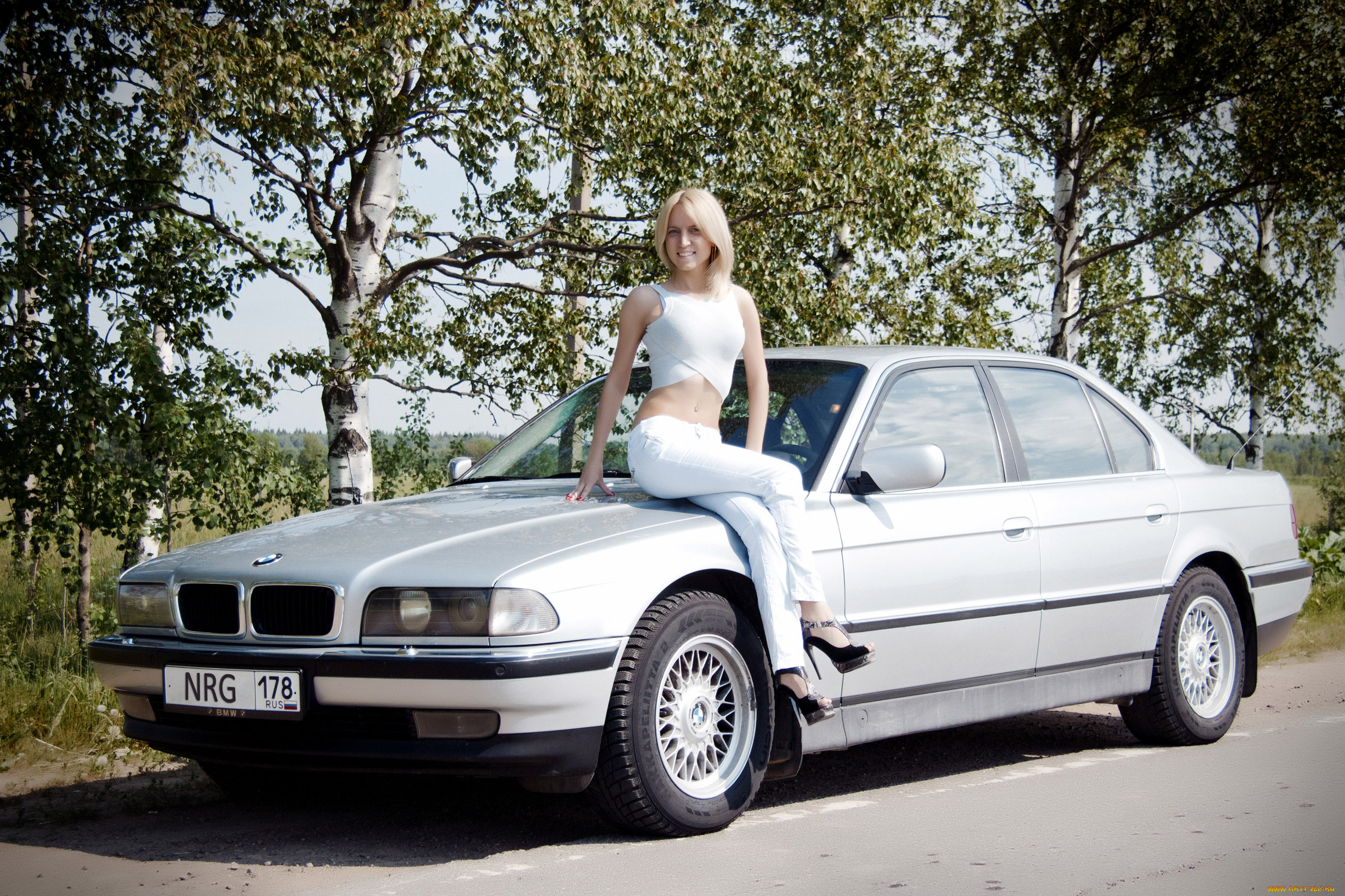 автомобили, авто, девушками