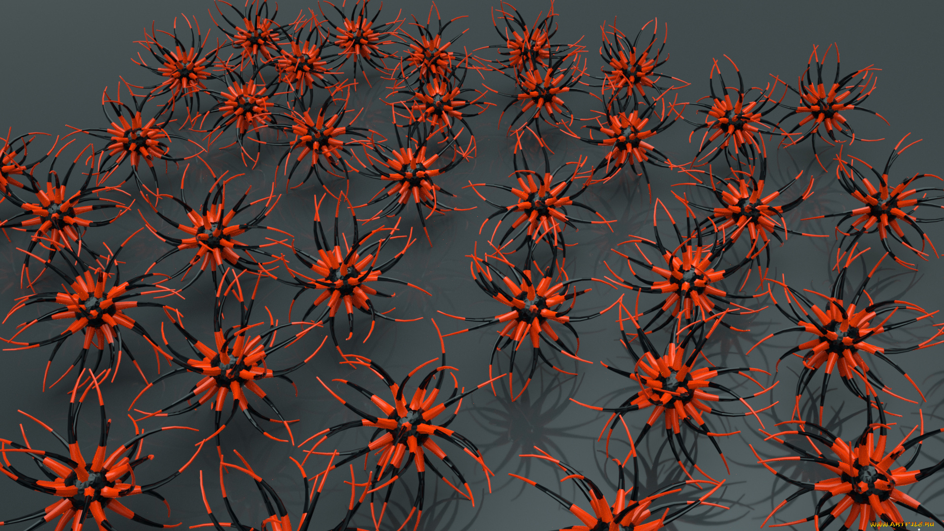 3д, графика, modeling, моделирование, узор, цвет