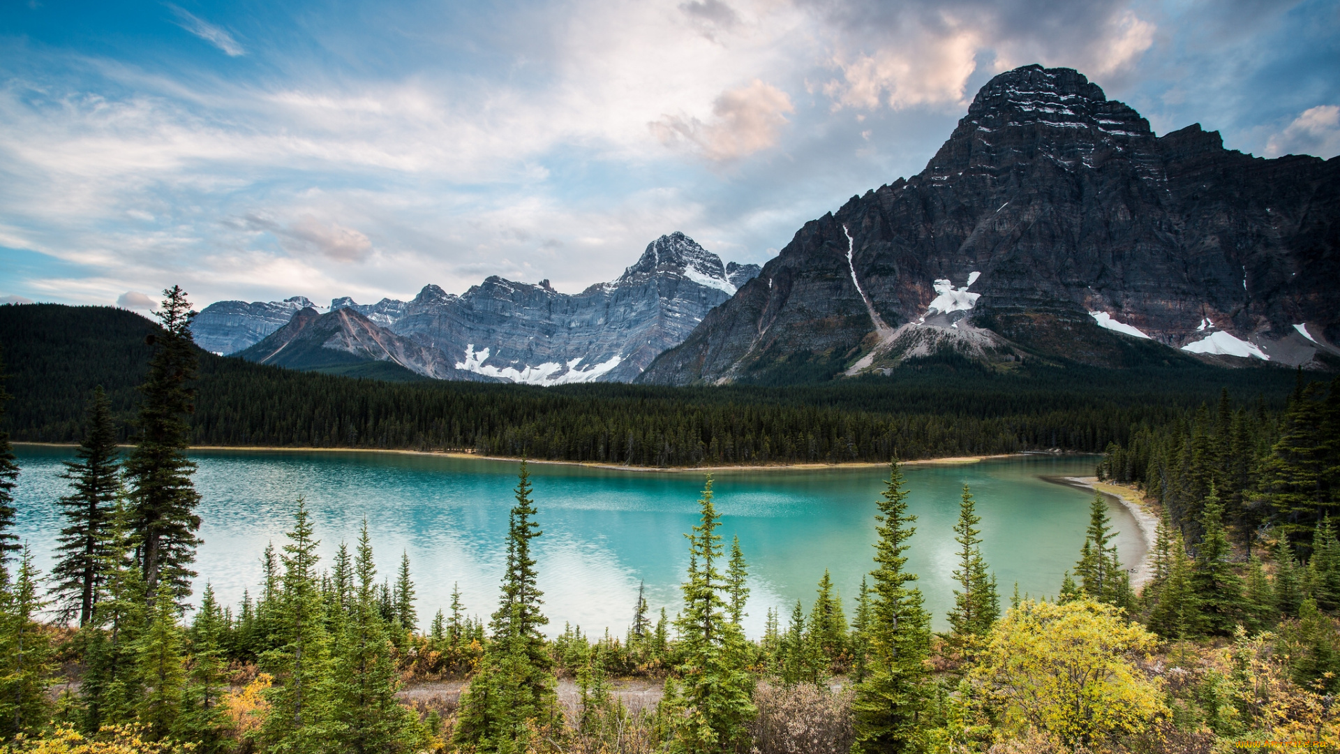 alberta, canada, природа, реки, озера, альберта, канада, озеро, горы, лес, деревья, пейзаж