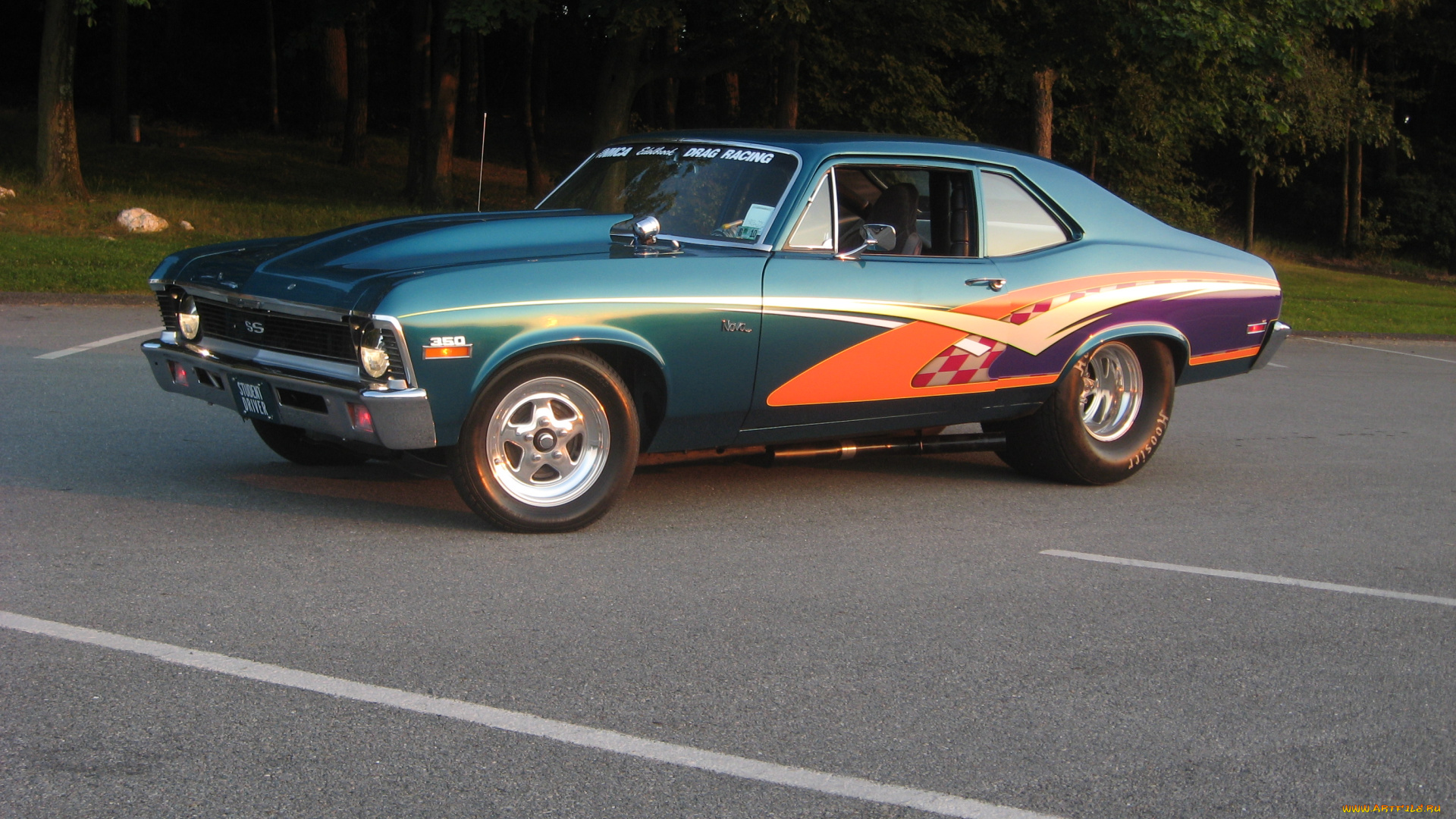 автомобили, hotrod, dragster, chevy