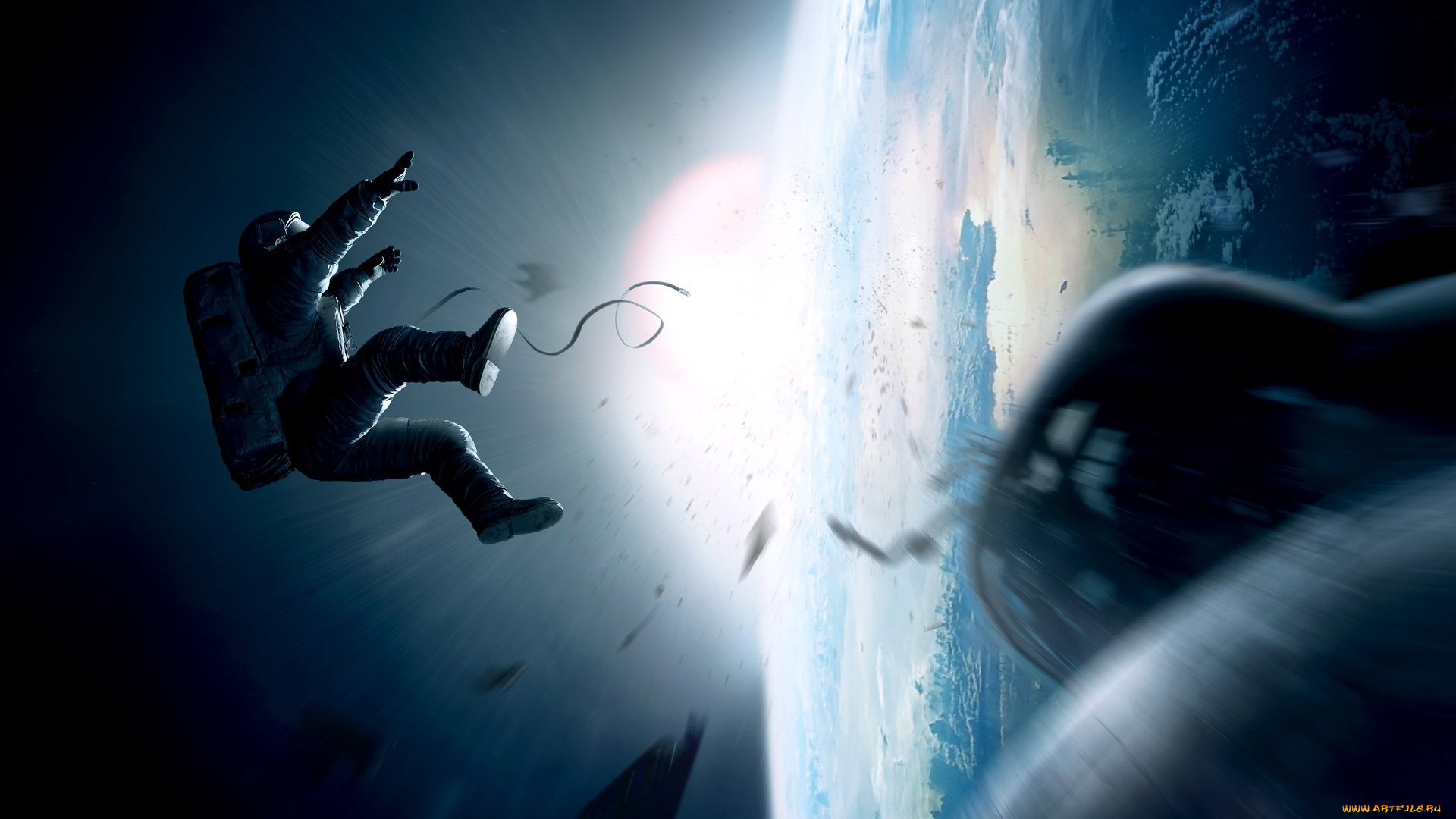 gravity, кино, фильмы, 2013, гравитация