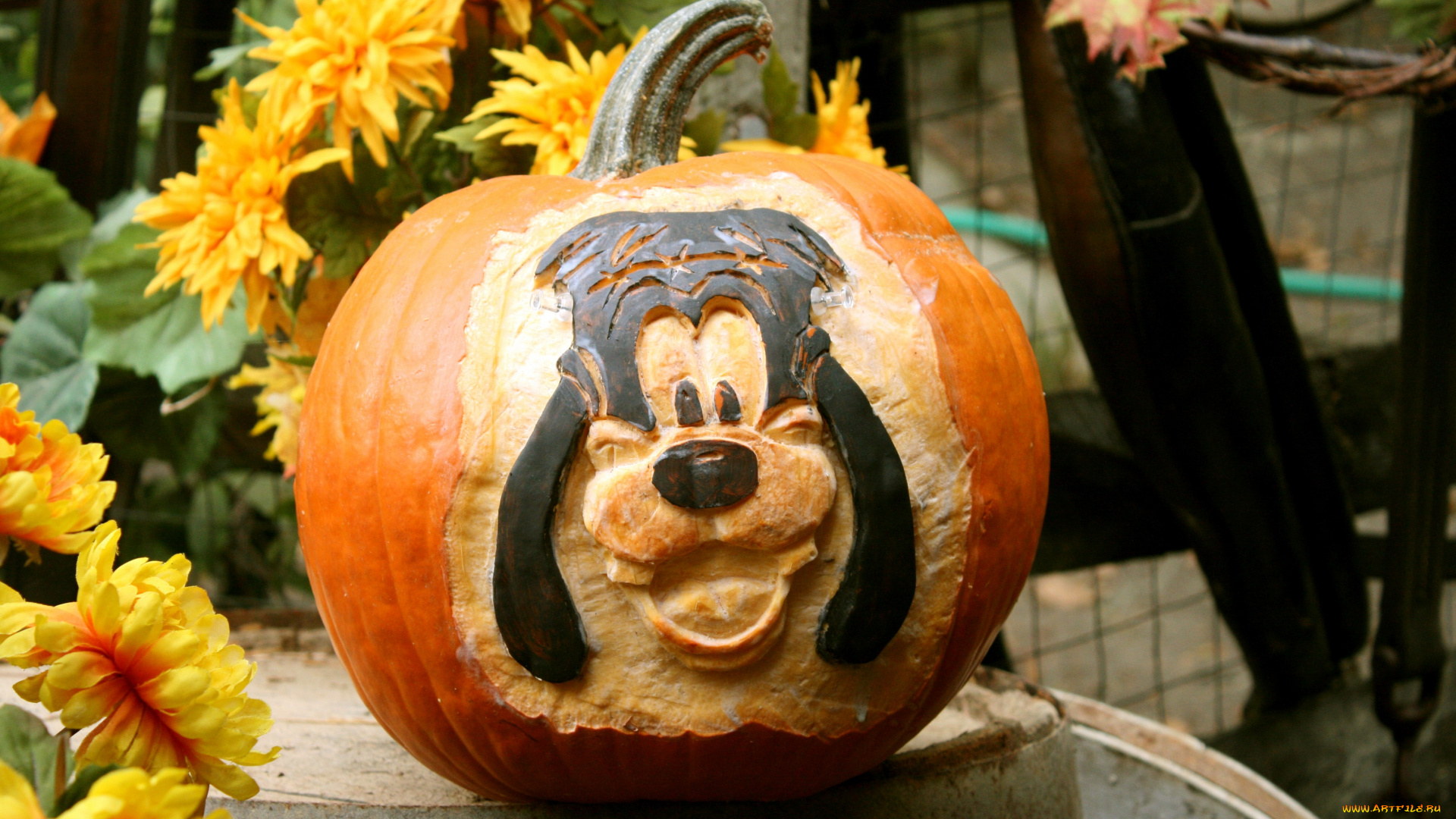 праздничные, хэллоуин, гуфи