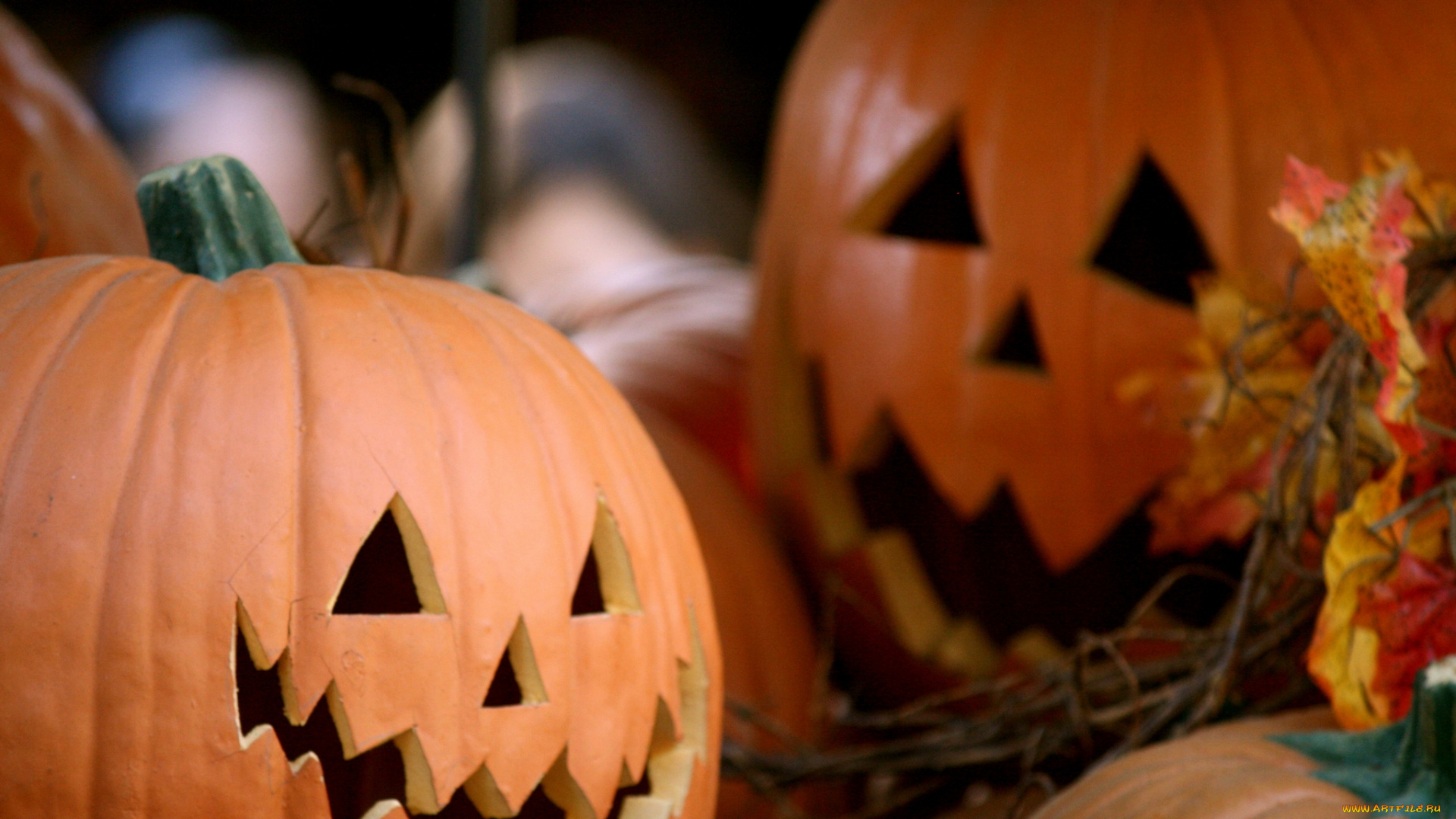 праздничные, хэллоуин, тыква