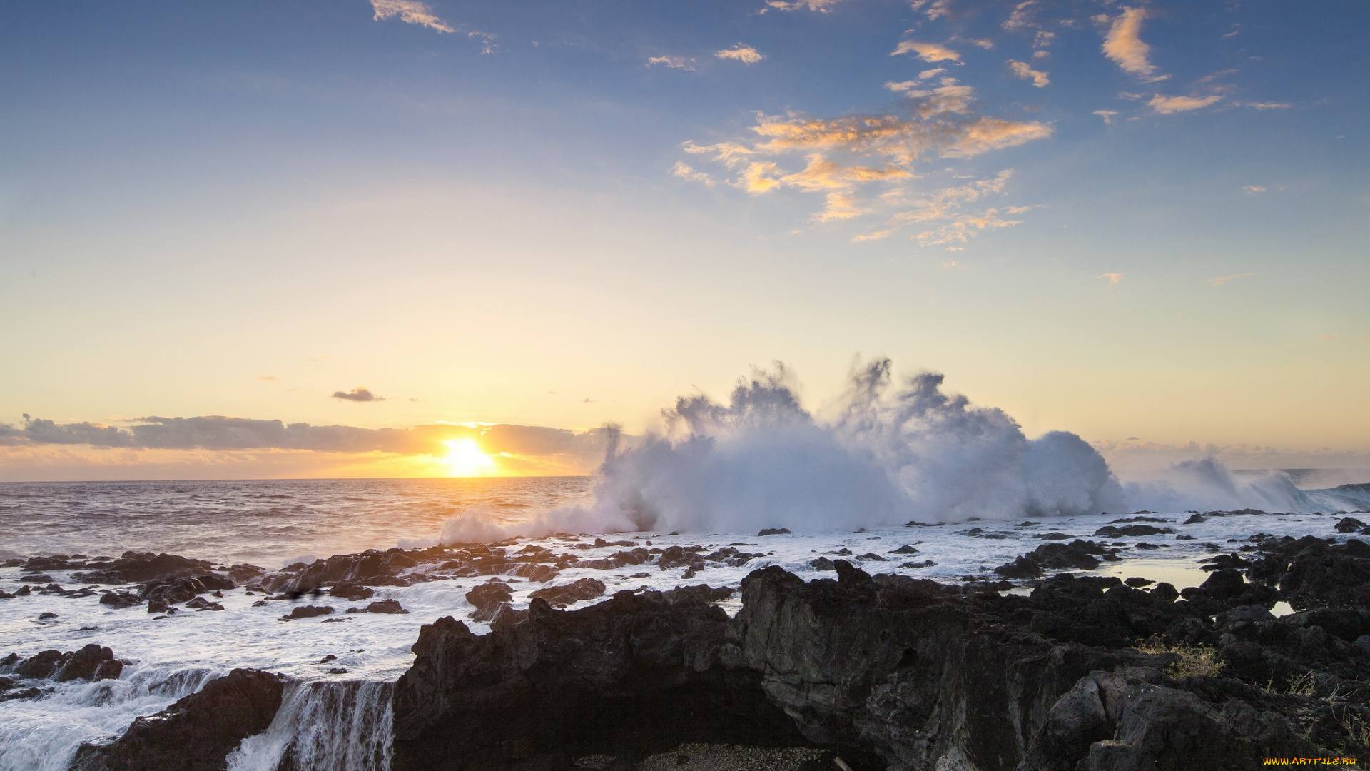 природа, стихия, океан