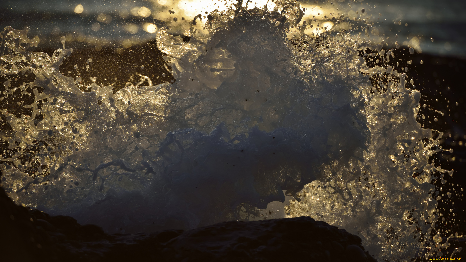 природа, вода, брызги