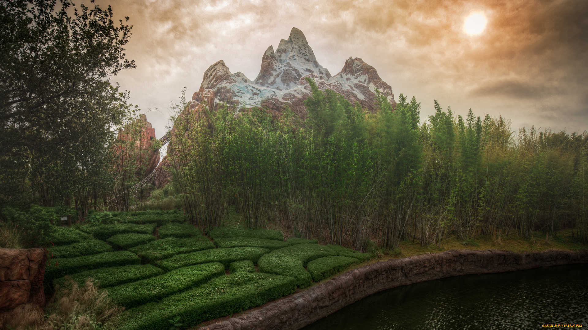 природа, восходы, закаты, флорида, орландо, сша