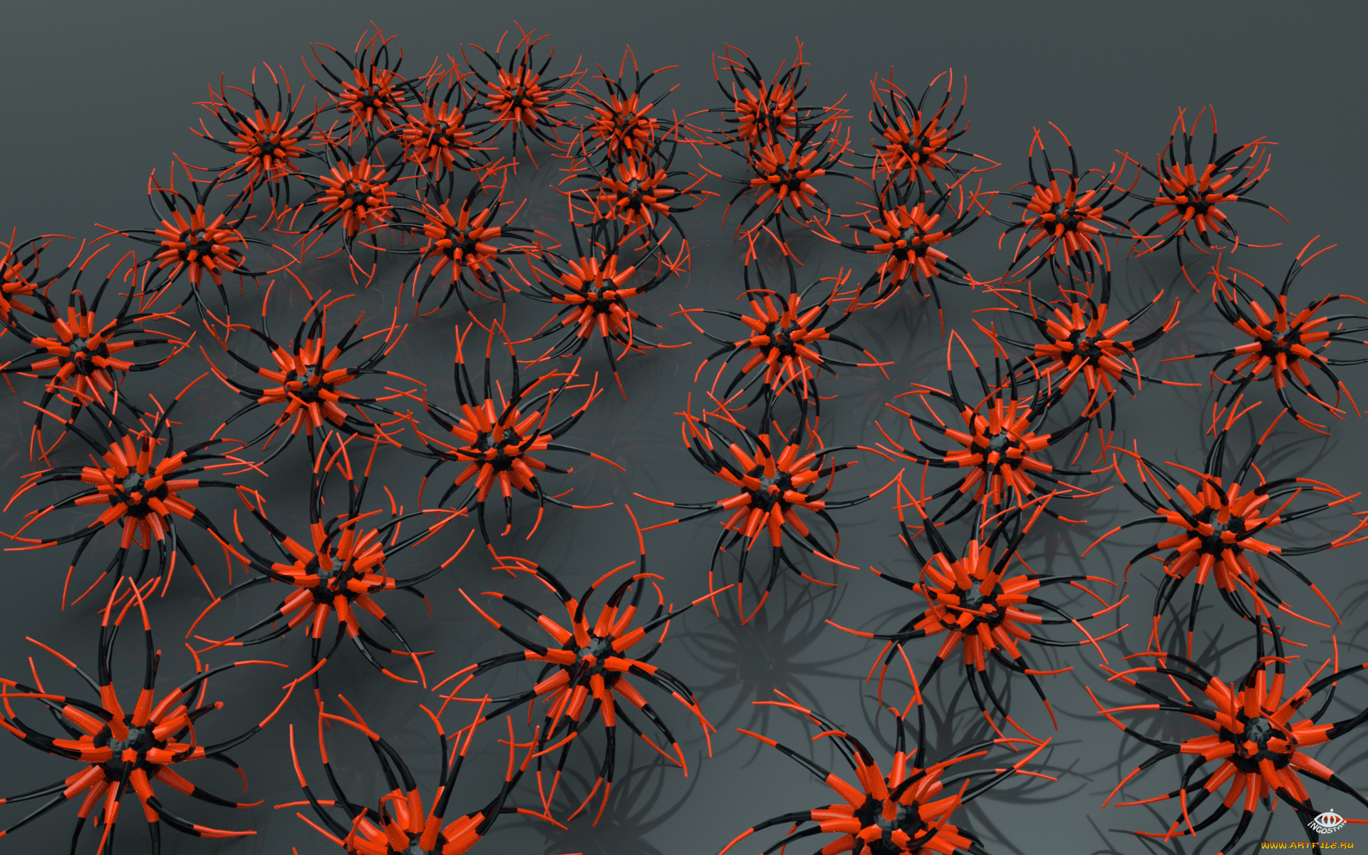 3д, графика, modeling, моделирование, узор, цвет