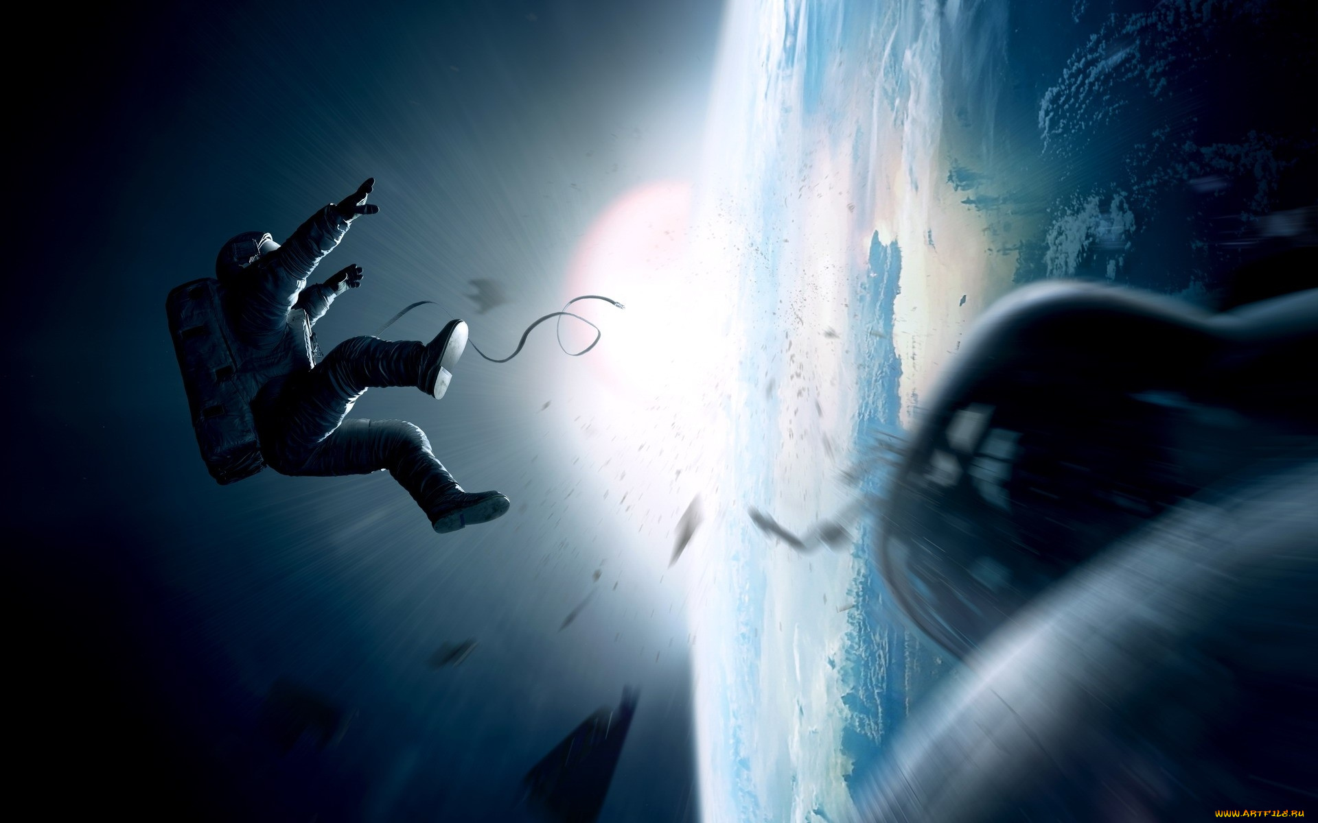 gravity, кино, фильмы, 2013, гравитация
