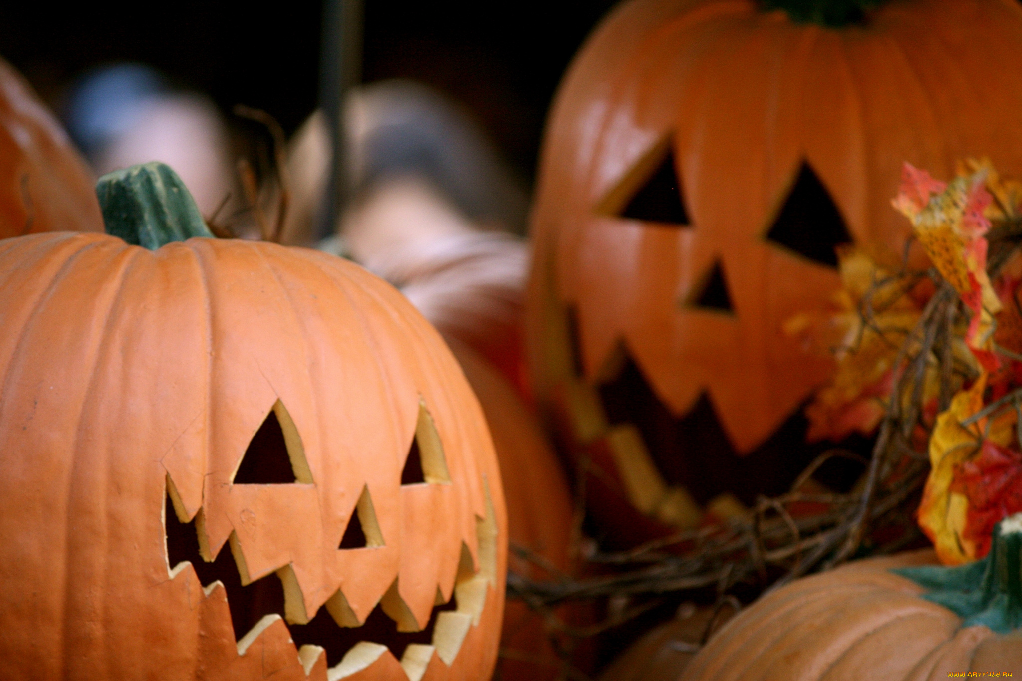 праздничные, хэллоуин, тыква