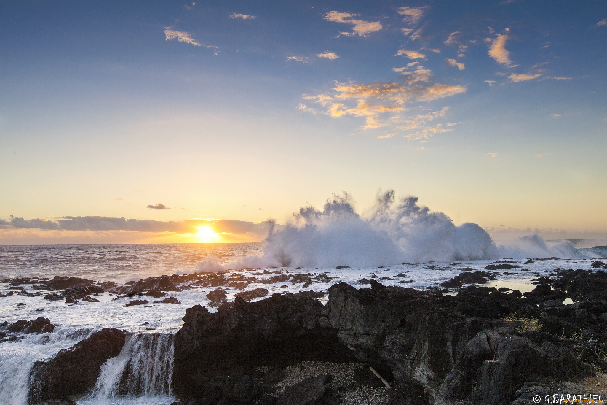 природа, стихия, океан