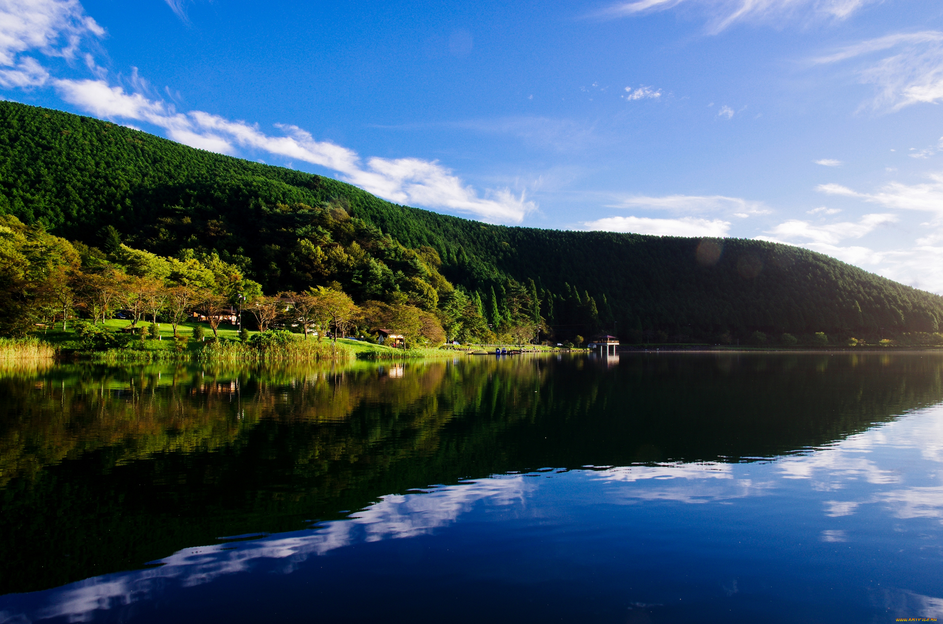 природа, реки, озера, отражение