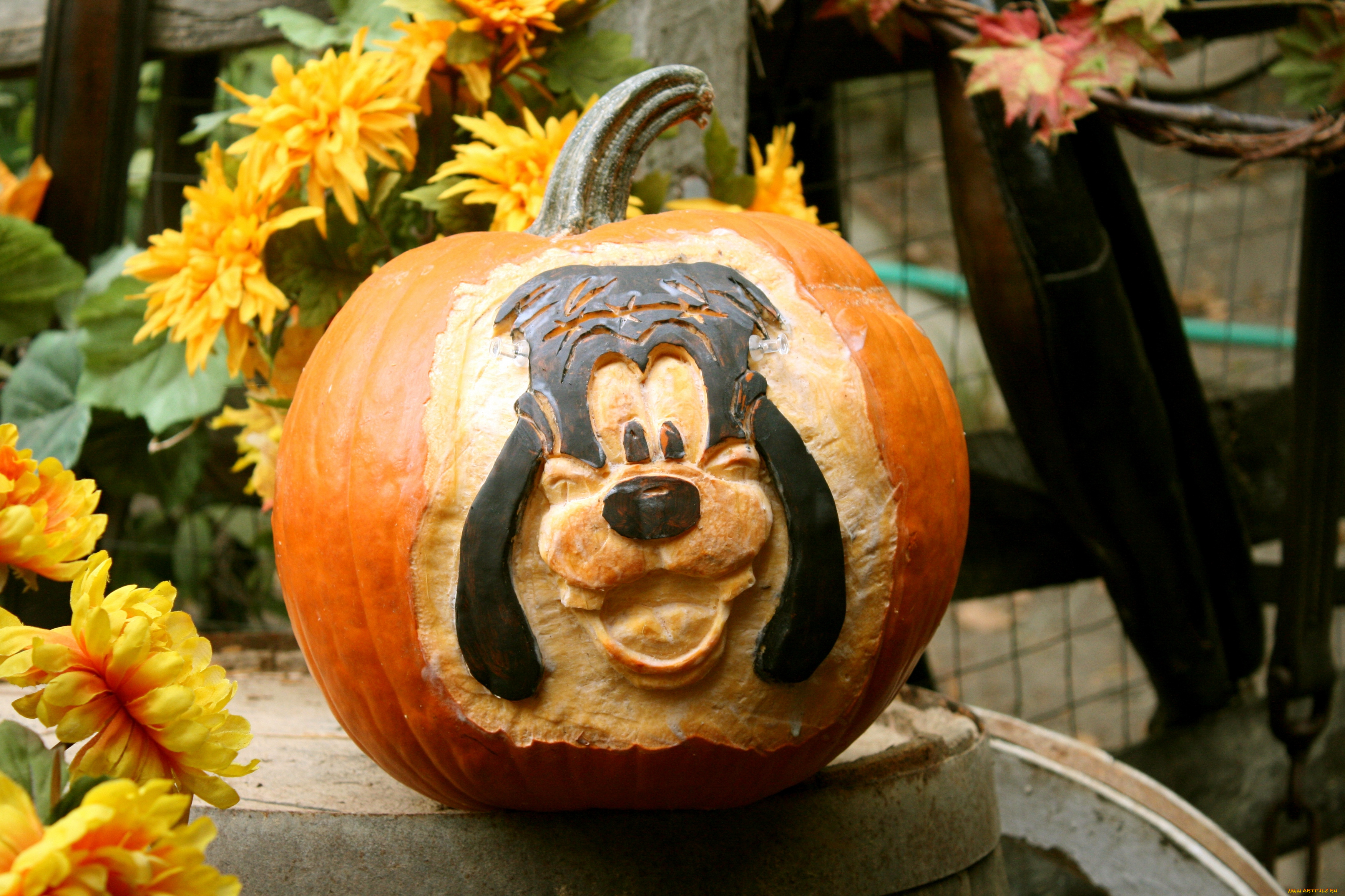 праздничные, хэллоуин, гуфи