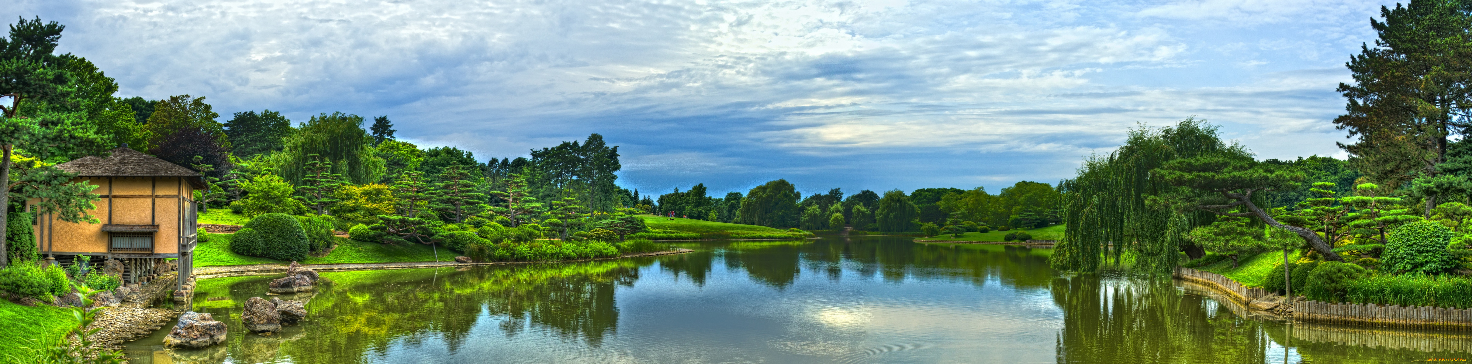 природа, парк, панорама