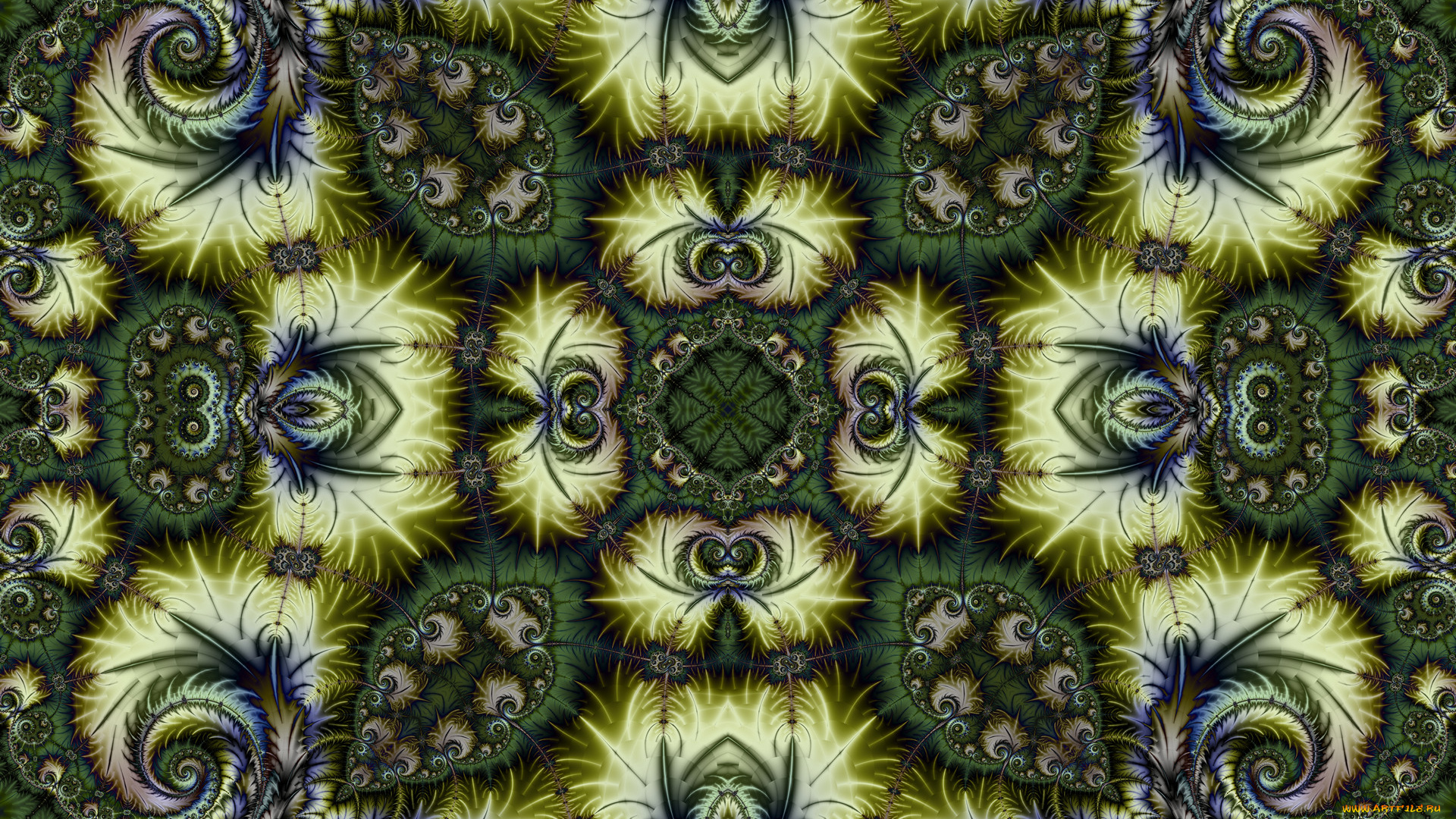 3д, графика, fractal, , фракталы, узор, цвета, фон