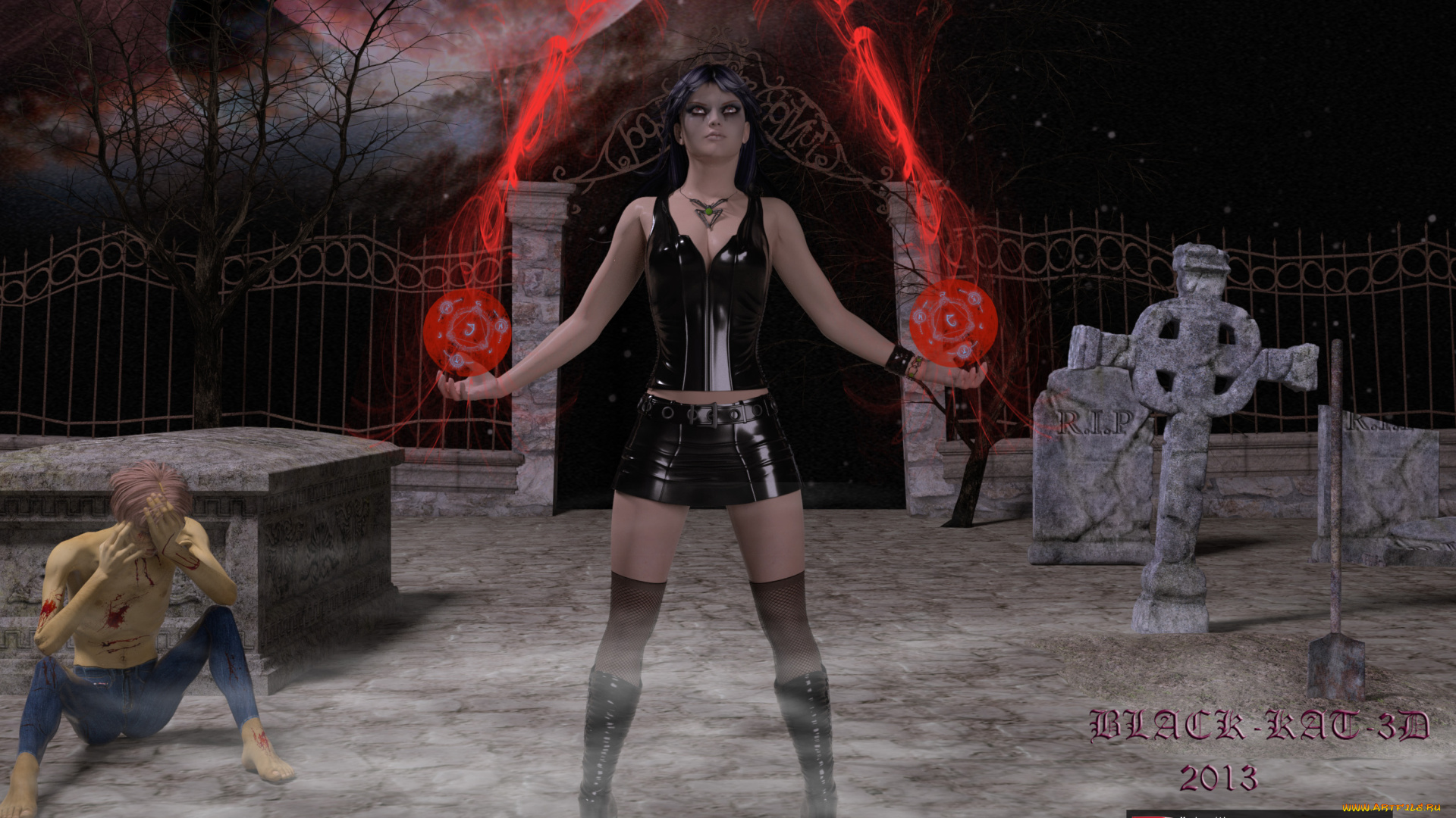 reality, 2, 3д, графика, fantasy, , фантазия, магия, взгляд, девушка