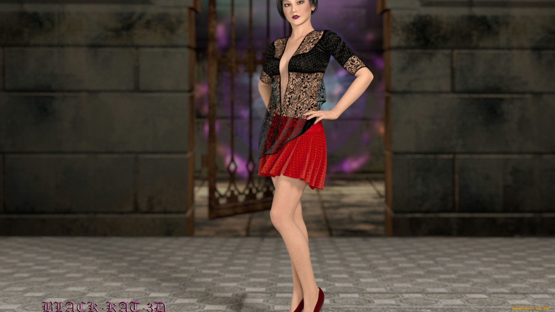 reality, 2, 3д, графика, people, , люди, взгляд, девушка