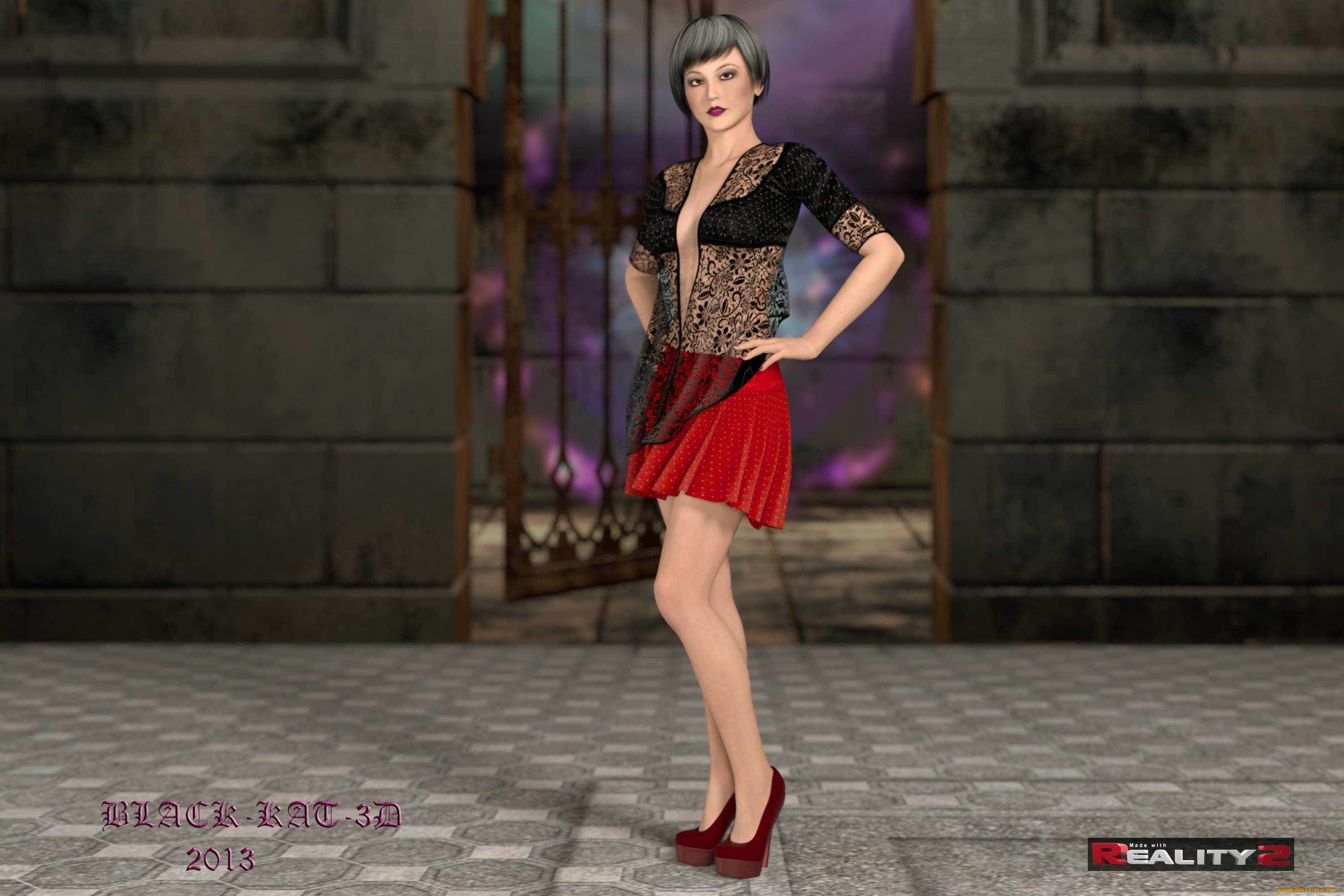 reality, 2, 3д, графика, people, , люди, взгляд, девушка