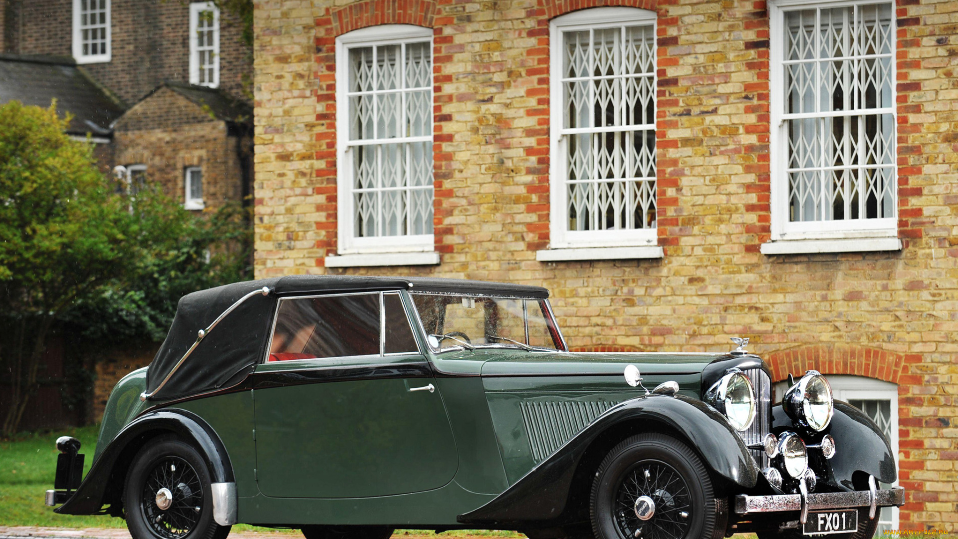 1939, bentley, 4, &, 188, , litre, coup&, 233, , d&, capotable, by, vanden, plas, автомобили, классика, ретро, зеленый, bentley