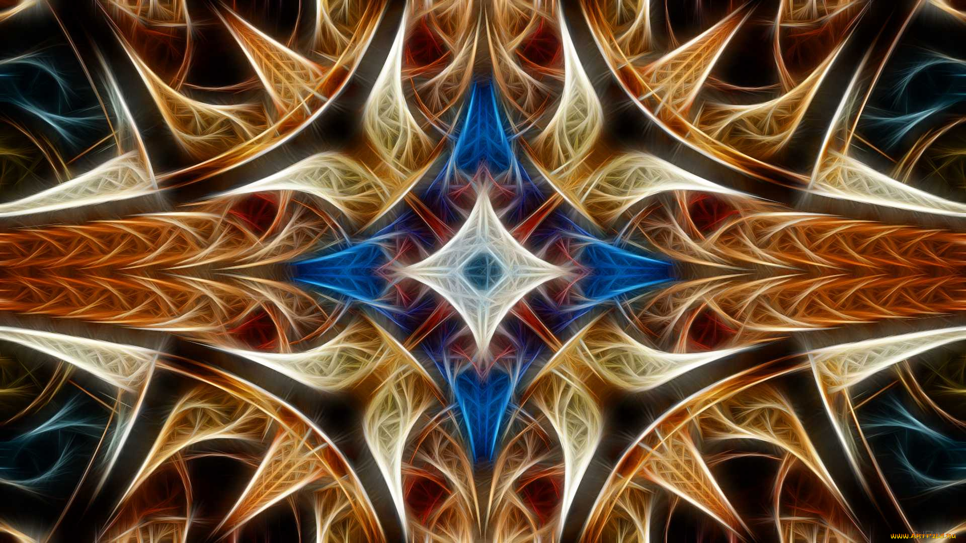 3д, графика, фракталы, , fractal, узор, фон, цвета