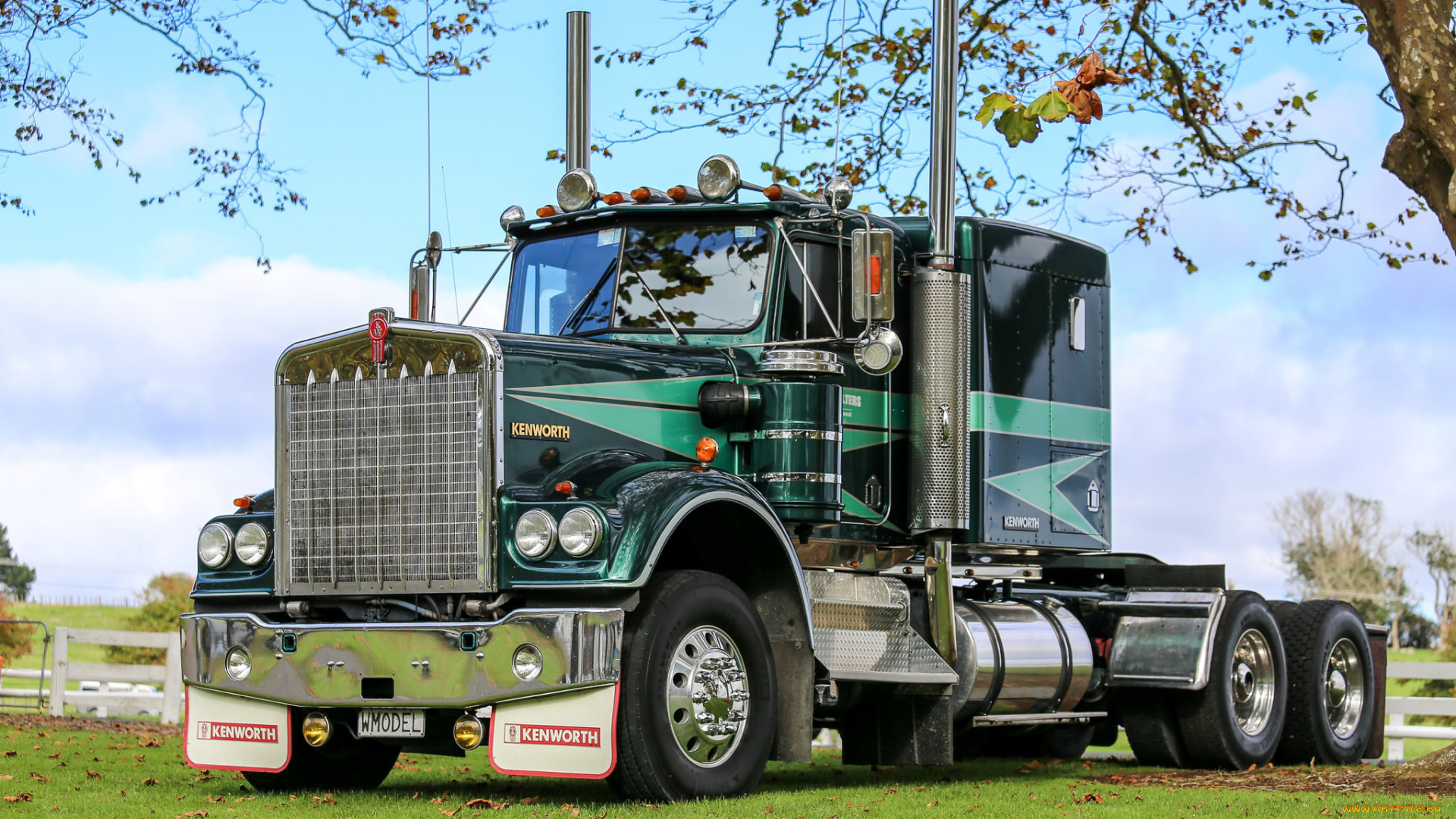 kenworth, автомобили, седельный, грузовик, тяжелый, тягач