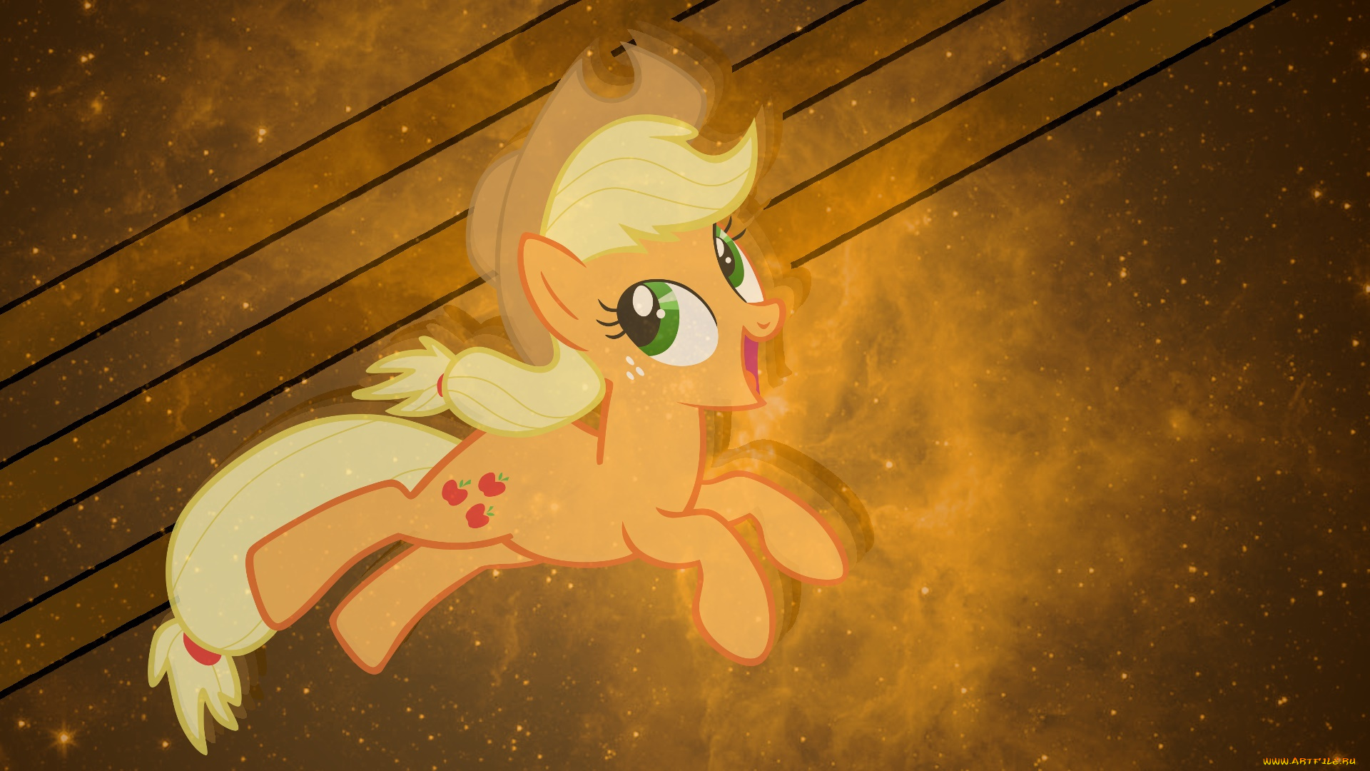 мультфильмы, my, little, pony, фон, пони