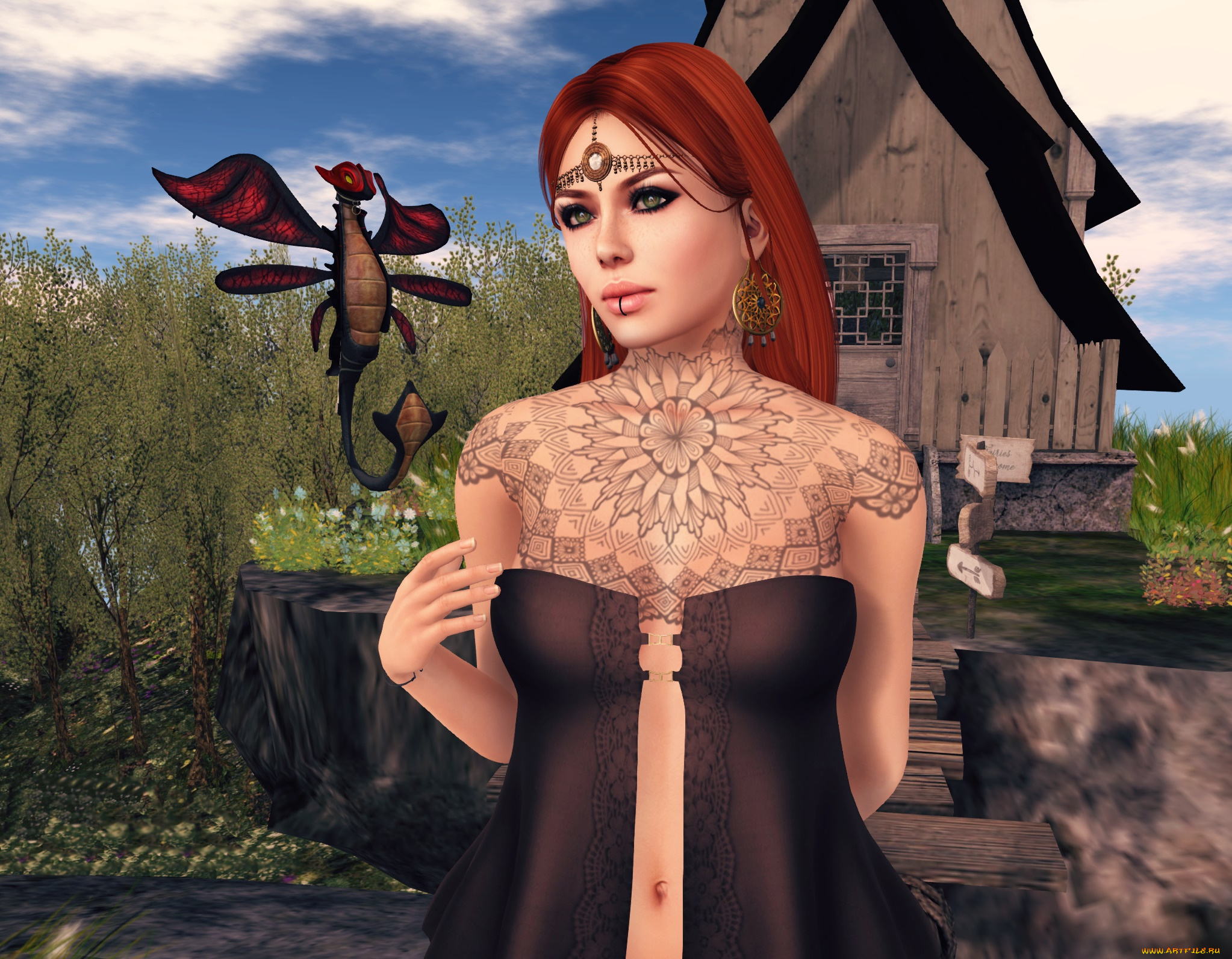 3д, графика, люди, , people, фон, взгляд, девушка