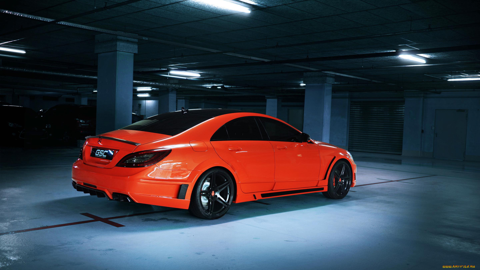 автомобили, mercedes-benz, мерседес, красный, парковка