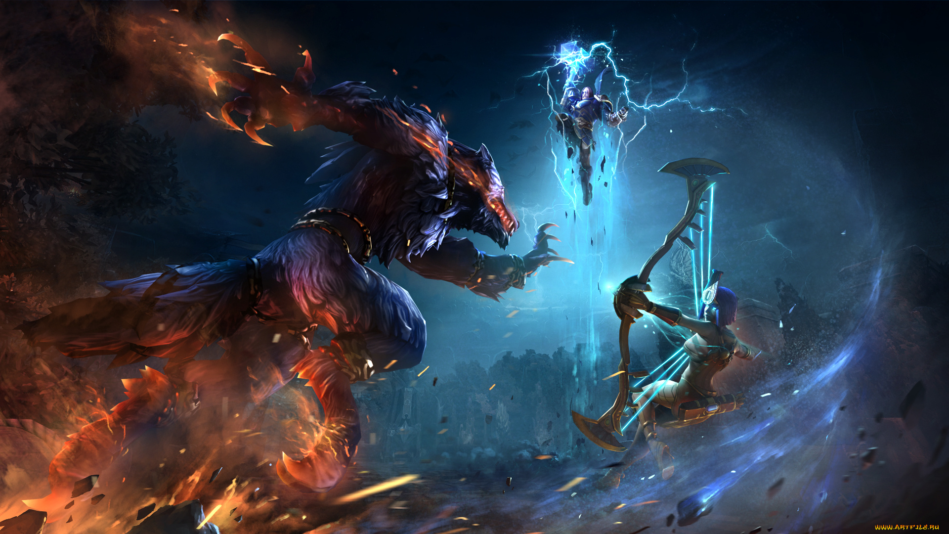 видео, игры, smite, ролевая, онлайн, action