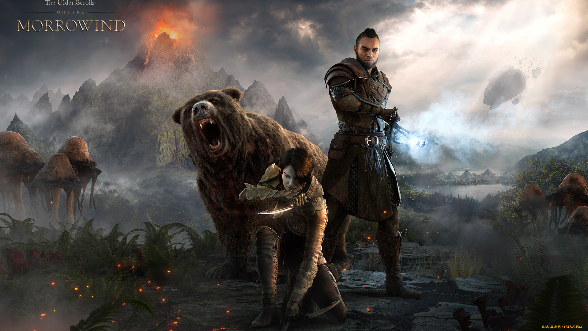 видео, игры, the, elder, scrolls, online, онлайн, ролевая, the, elder, scrolls, online, morrowind