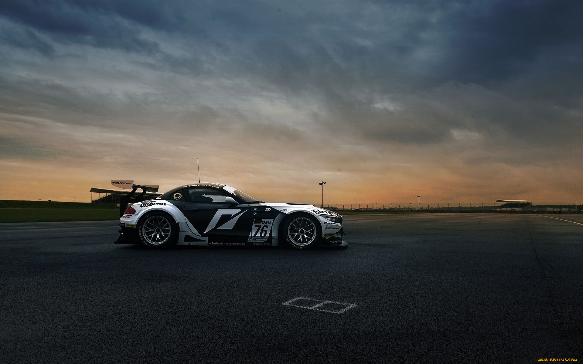 автомобили, bmw, z4, бмв, трасса, тучи