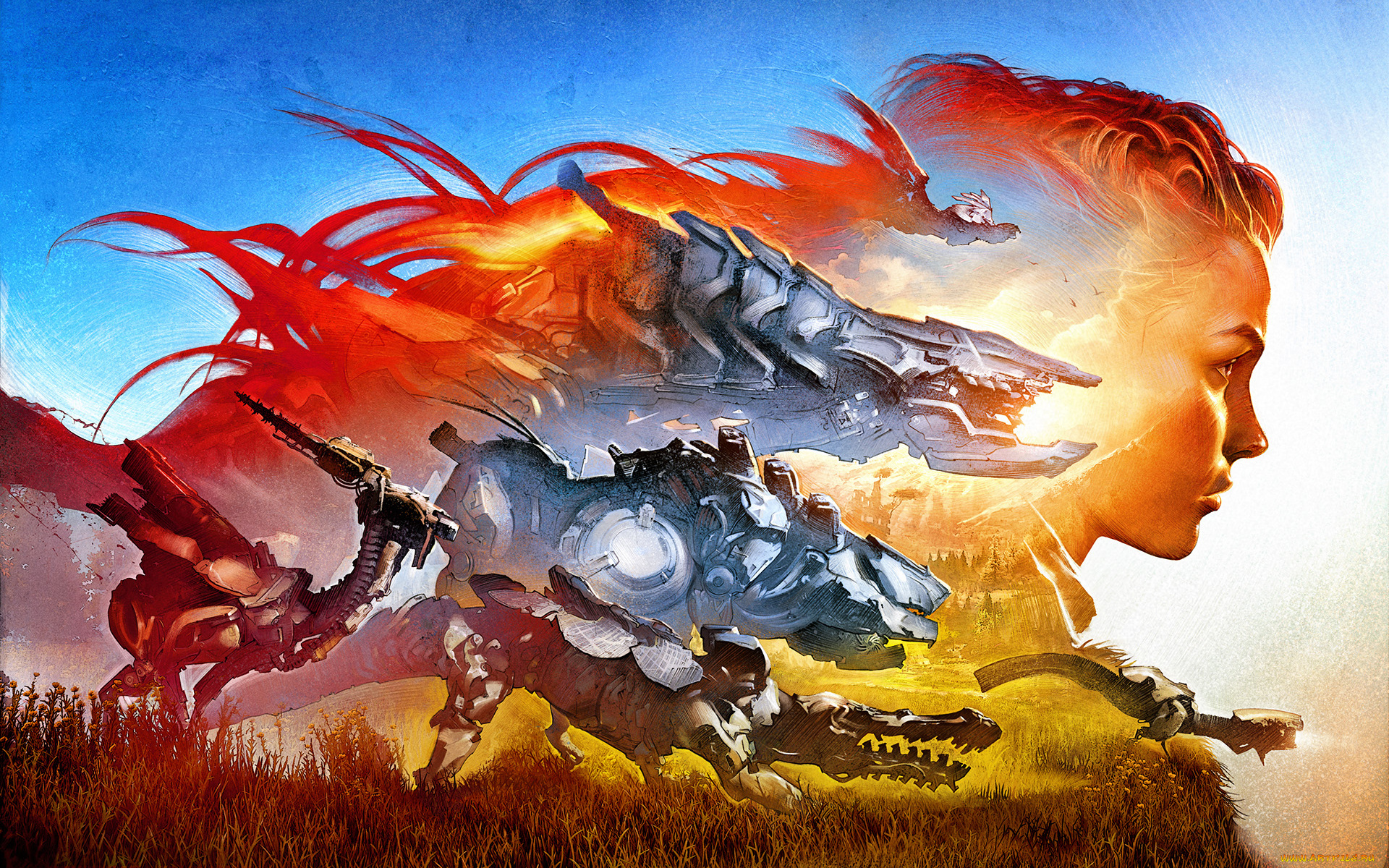 видео, игры, horizon, zero, dawn, ролевая, action, horizon, zero, dawn