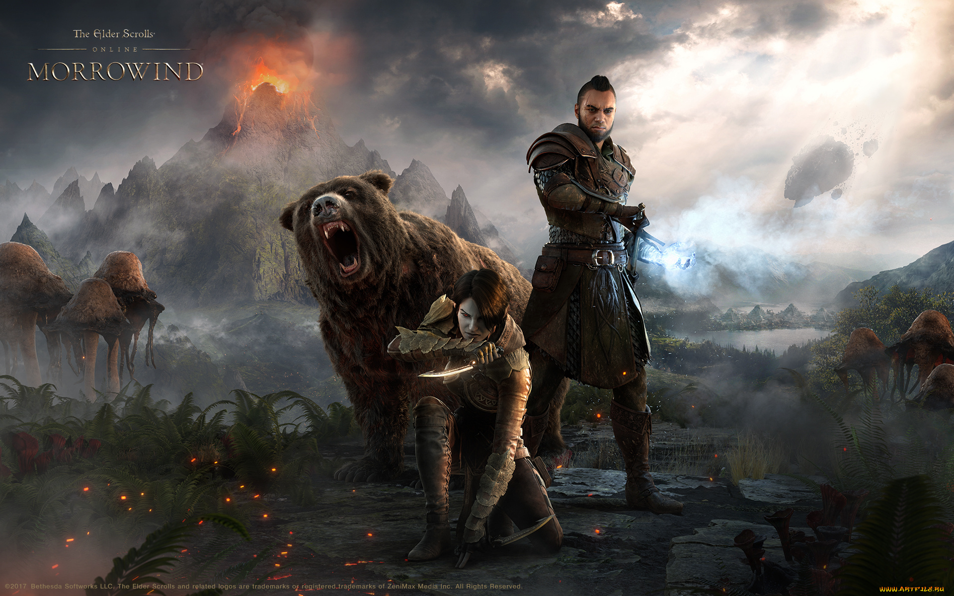 видео, игры, the, elder, scrolls, online, онлайн, ролевая, the, elder, scrolls, online, morrowind