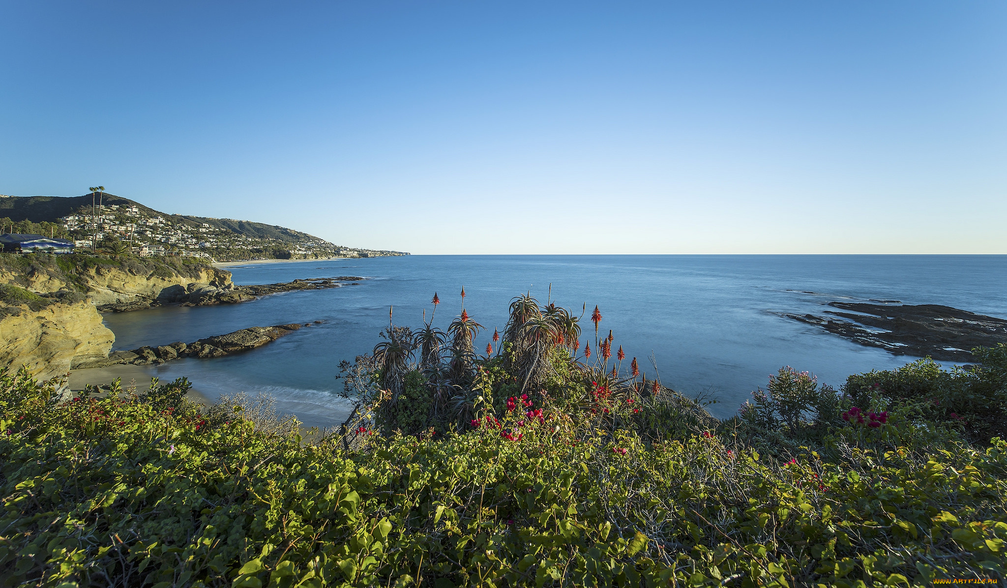 природа, побережье, берег, море