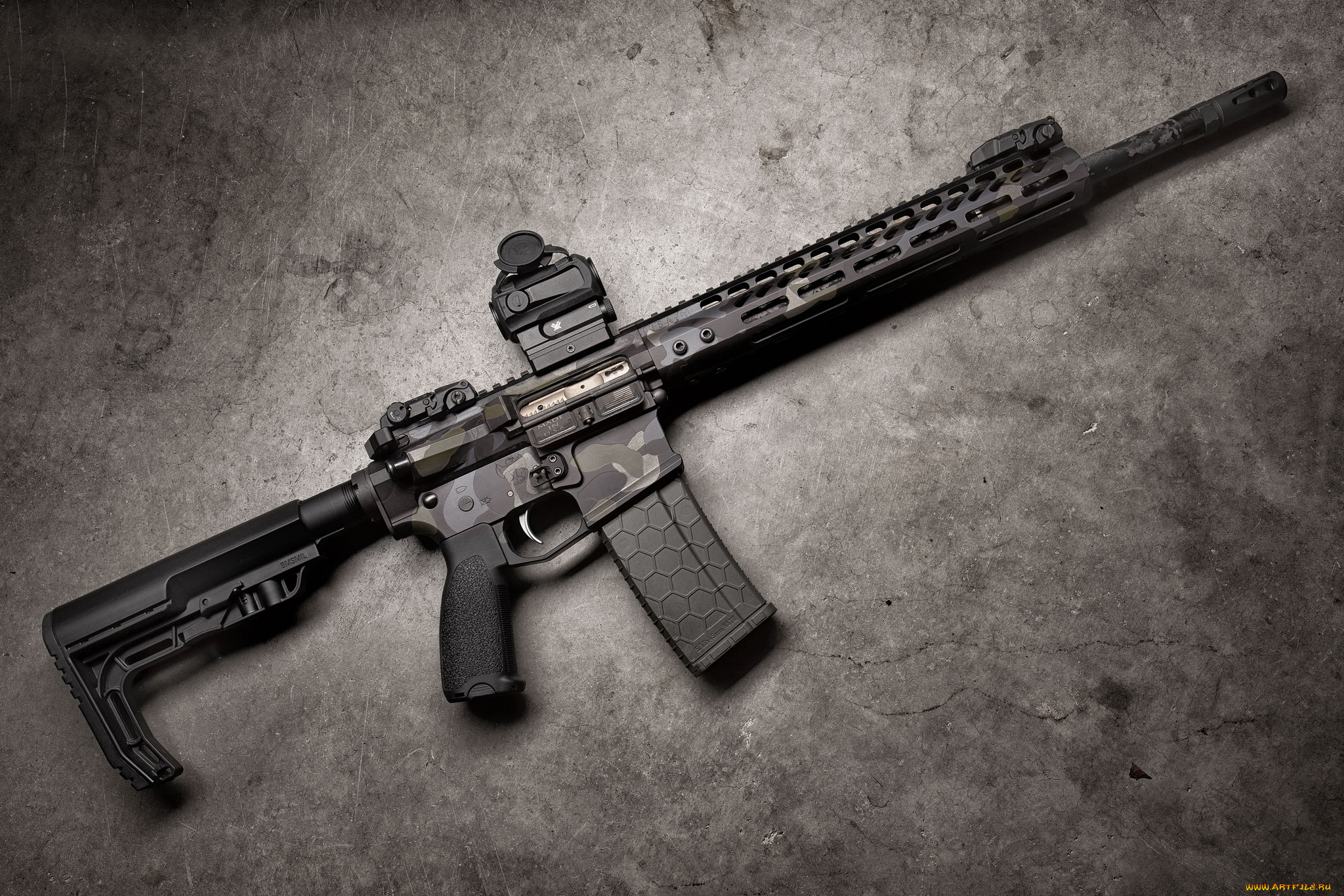 оружие, автоматы, штурмовая, винтовка, axelson, night, axe