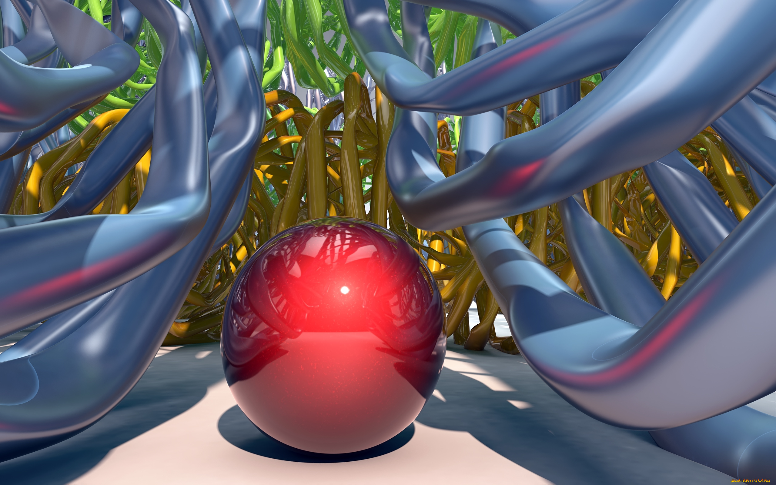 3д, графика, шары, , balls, фон, шар