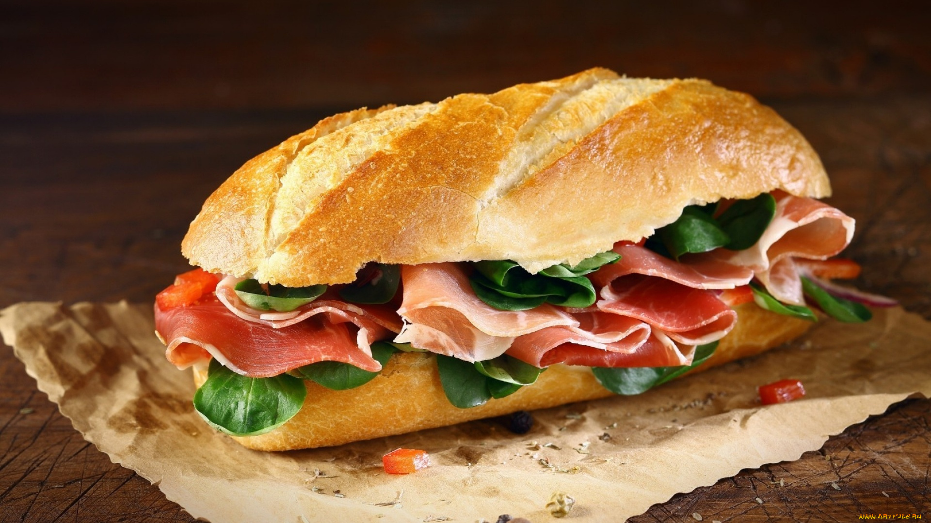 еда, бутерброды, , гамбургеры, , канапе, сэндвич, ветчина, булка