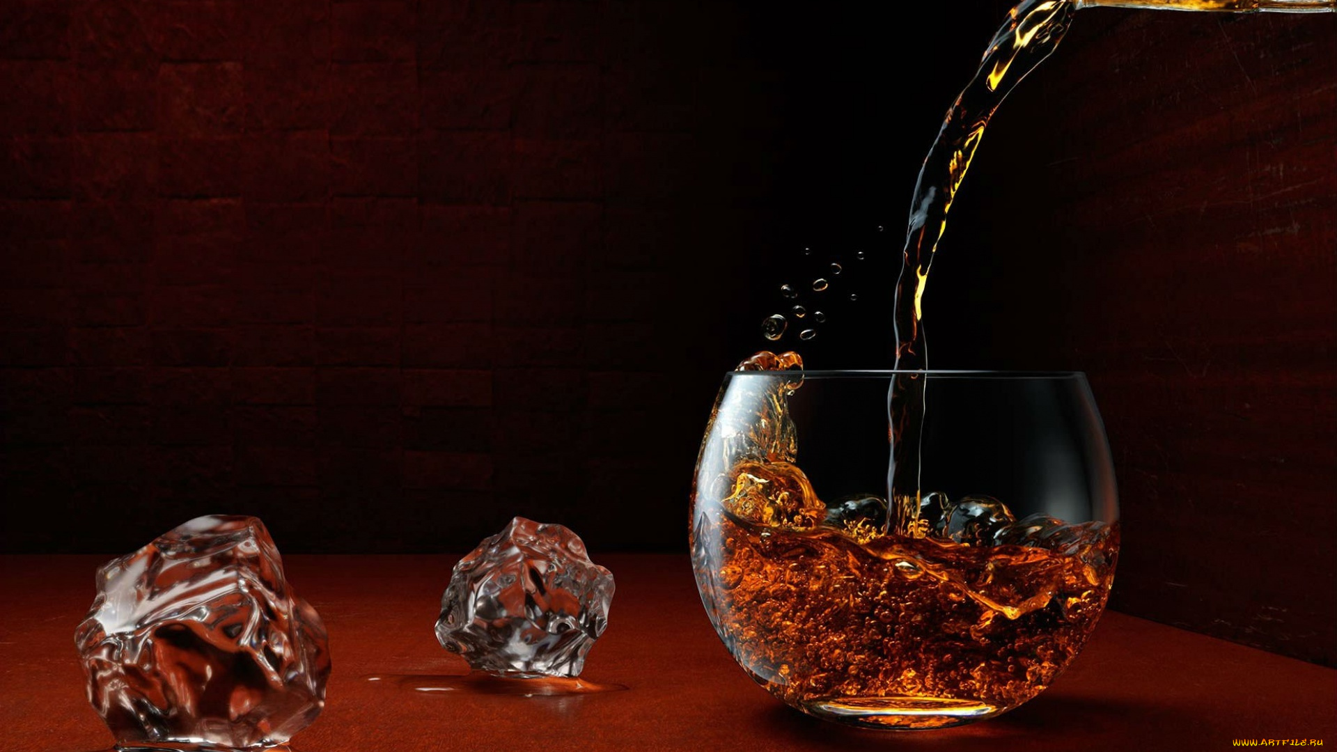 еда, напитки, бренди, лед